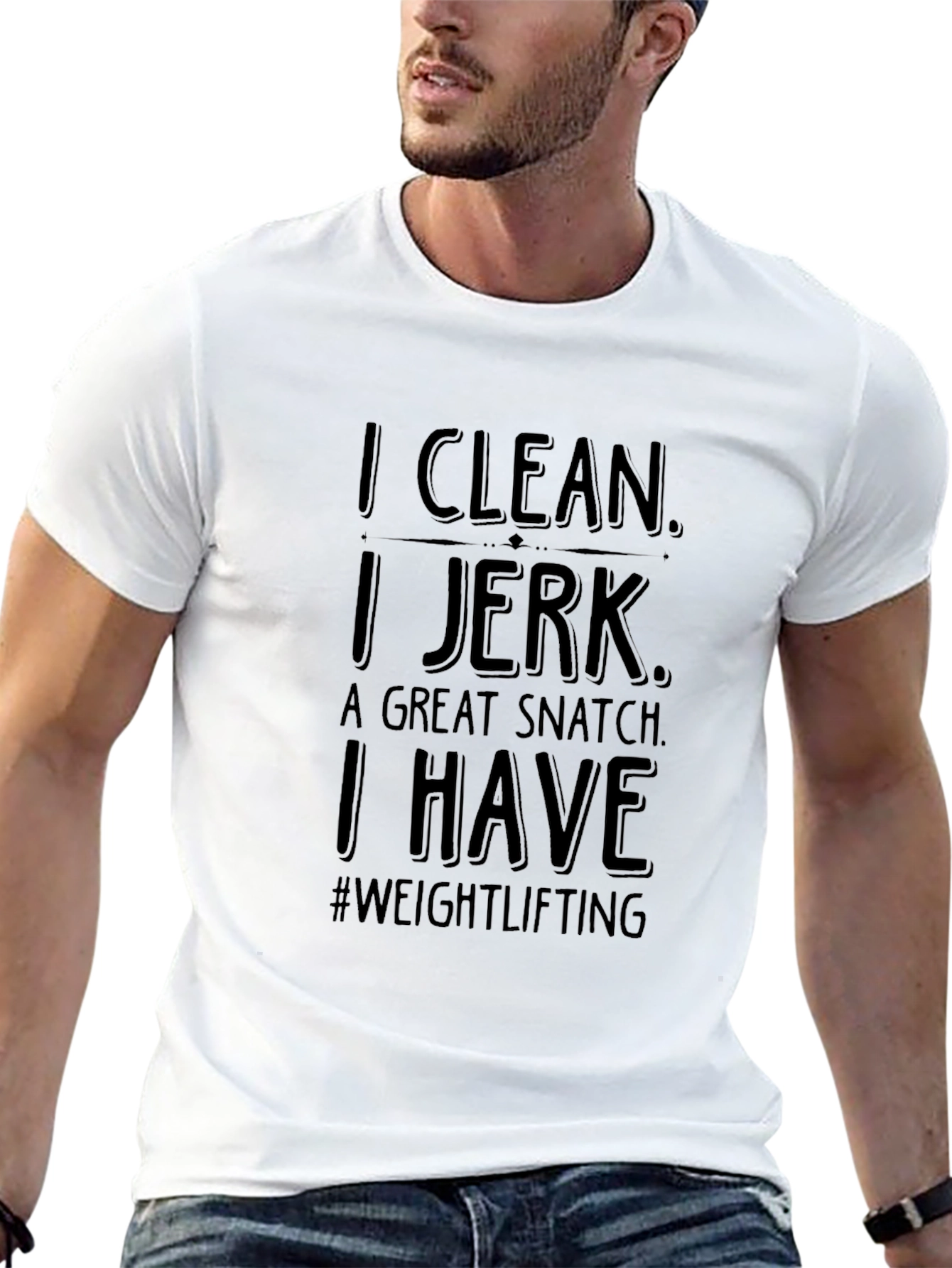 Weightlifting Humor Graphic Tee