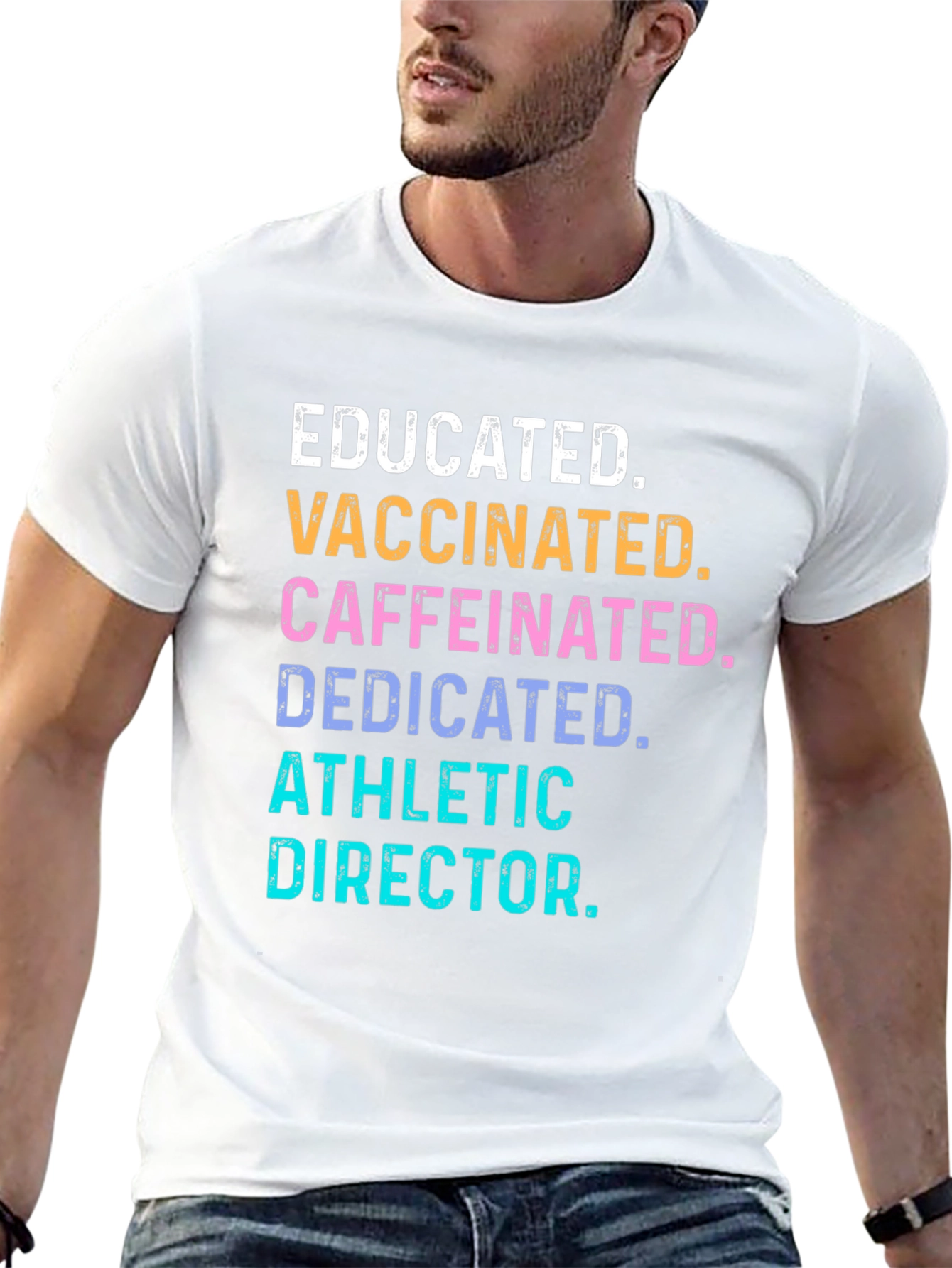 Educated Vaccinated Athletic Director T-Shirt