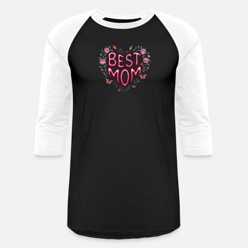 Trendy Best Mom Ever, Mother's Day Heart Floral