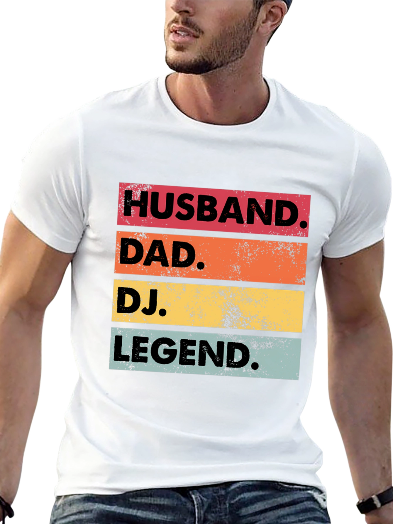 Husband Dad DJ Legend Graphic Tee