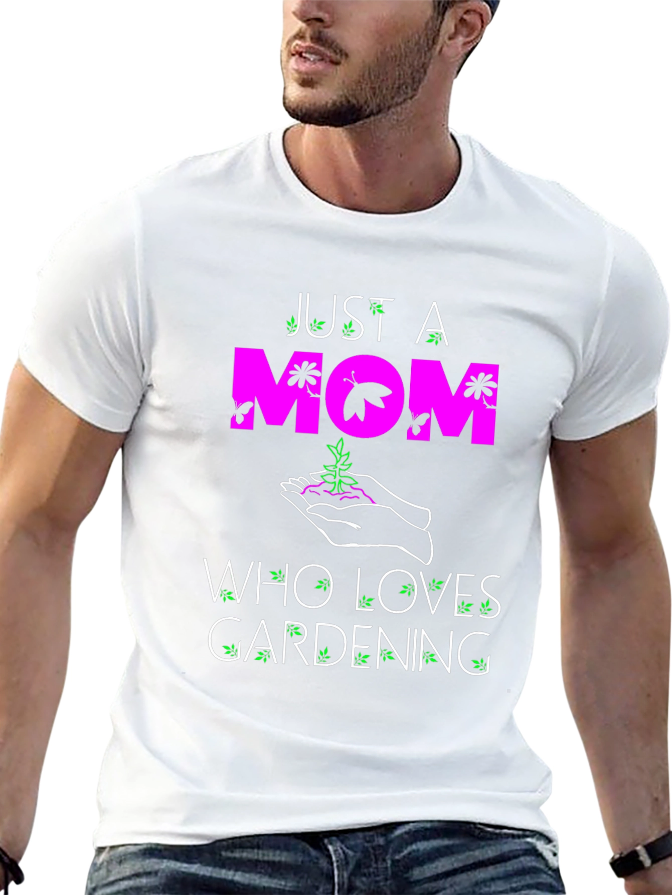 Just a Mom Who Loves Gardening T-Shirt
