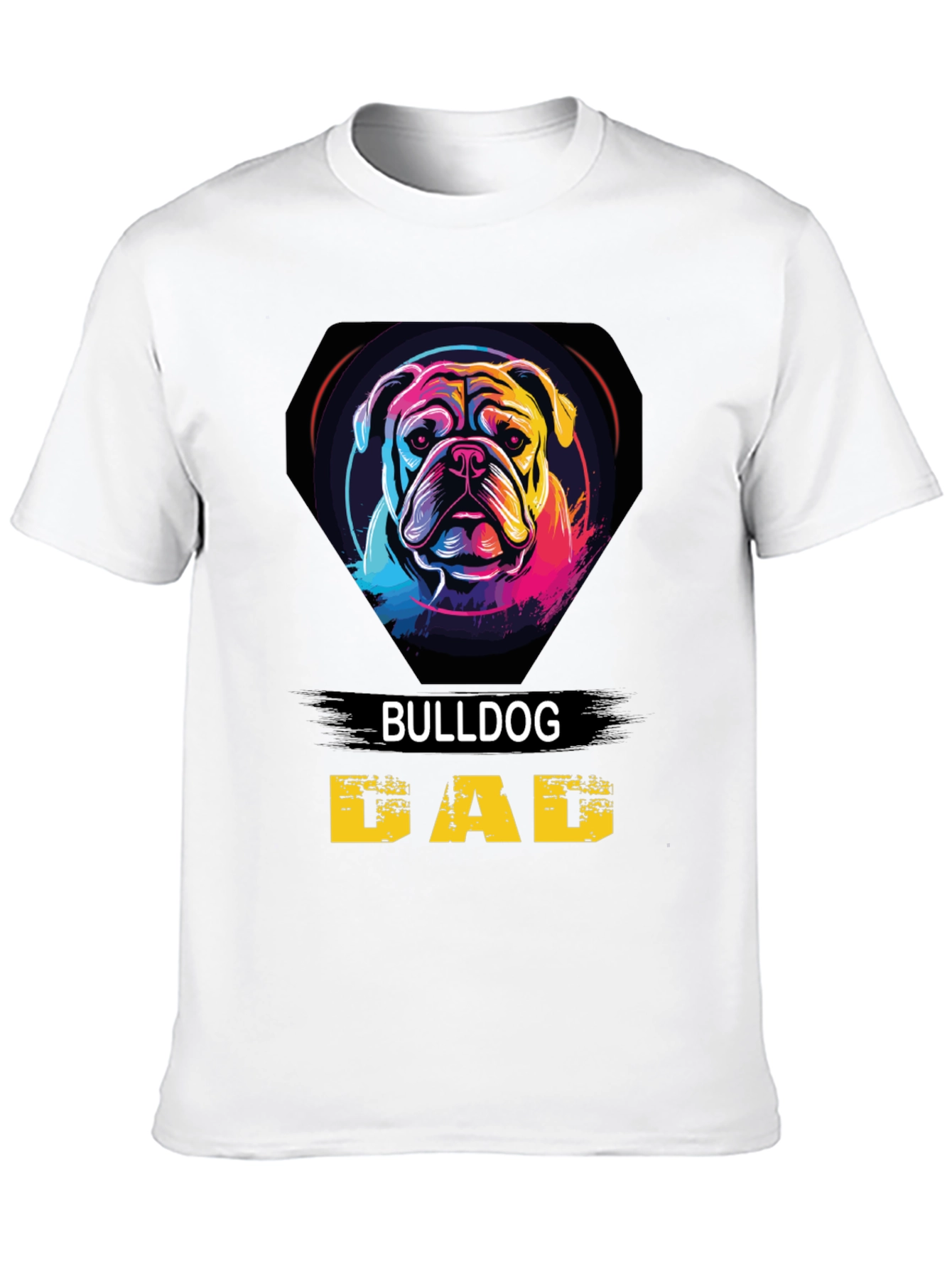 Bulldog Dad T-Shirt - Graphic Dog Lover Tee