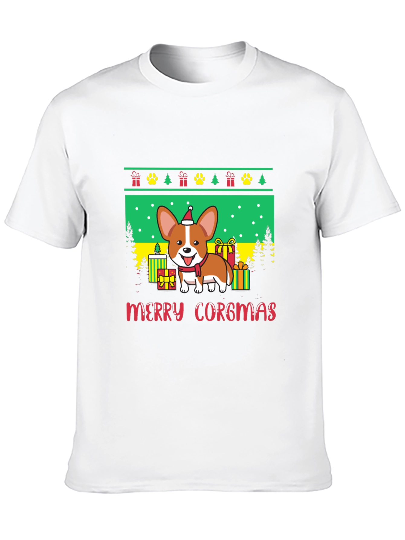Merry Corgmas Holiday T-Shirt