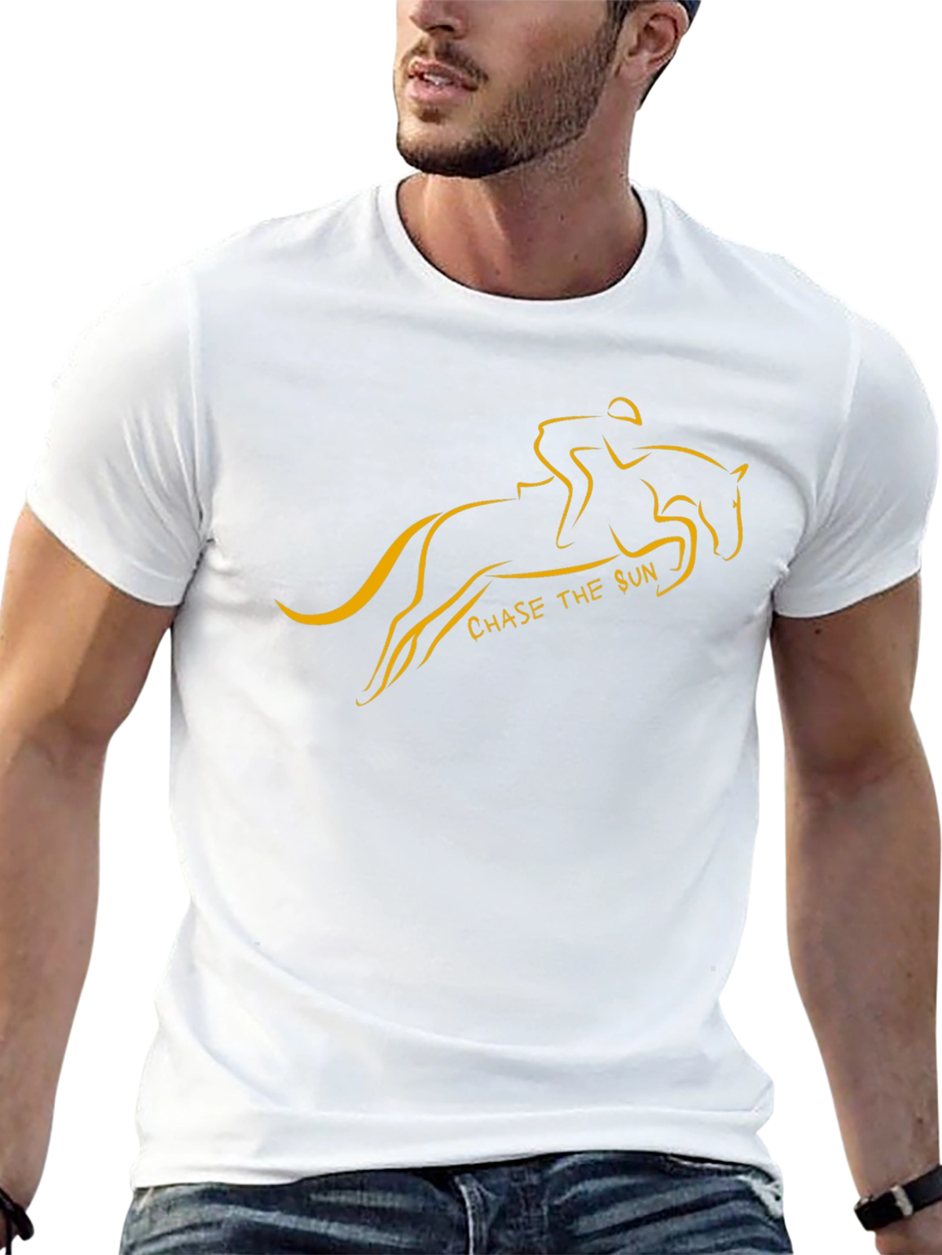 Chase The Sun Graphic Tee - Black