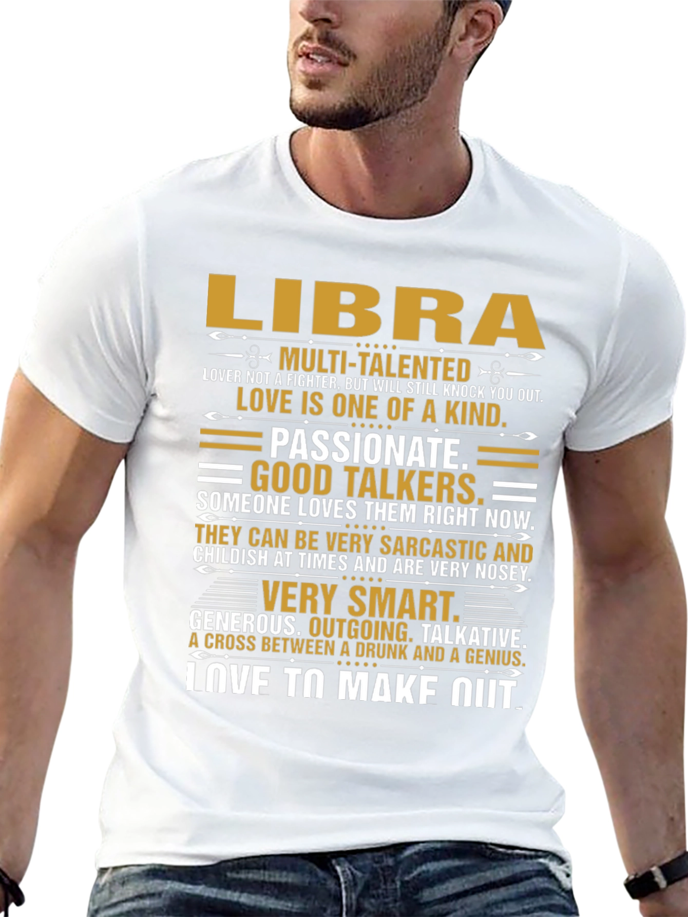 Libra Zodiac T-Shirt - Multi-Talented Smart Passionate