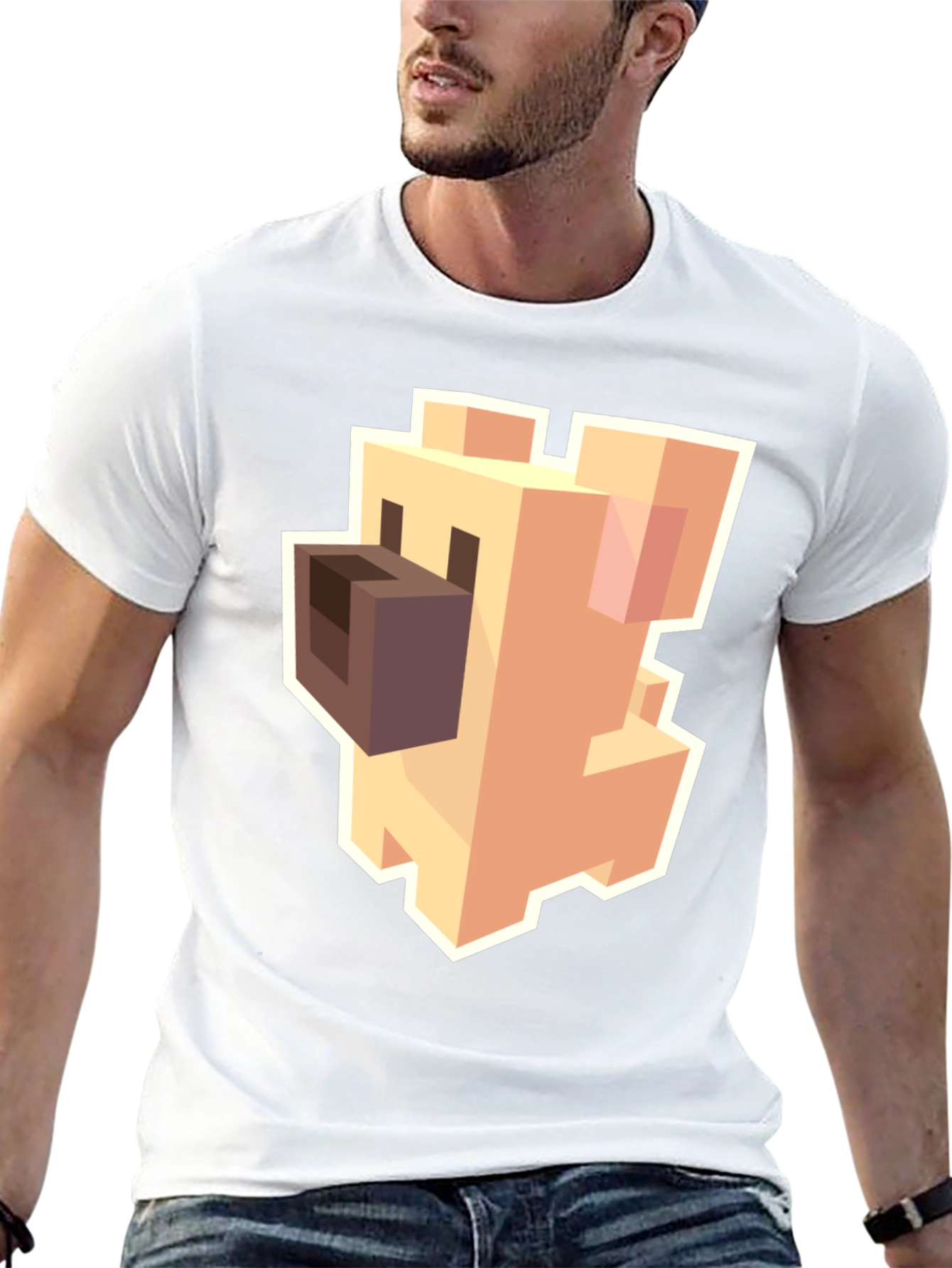 Minecraft Dog T-Shirt - Gamer Style