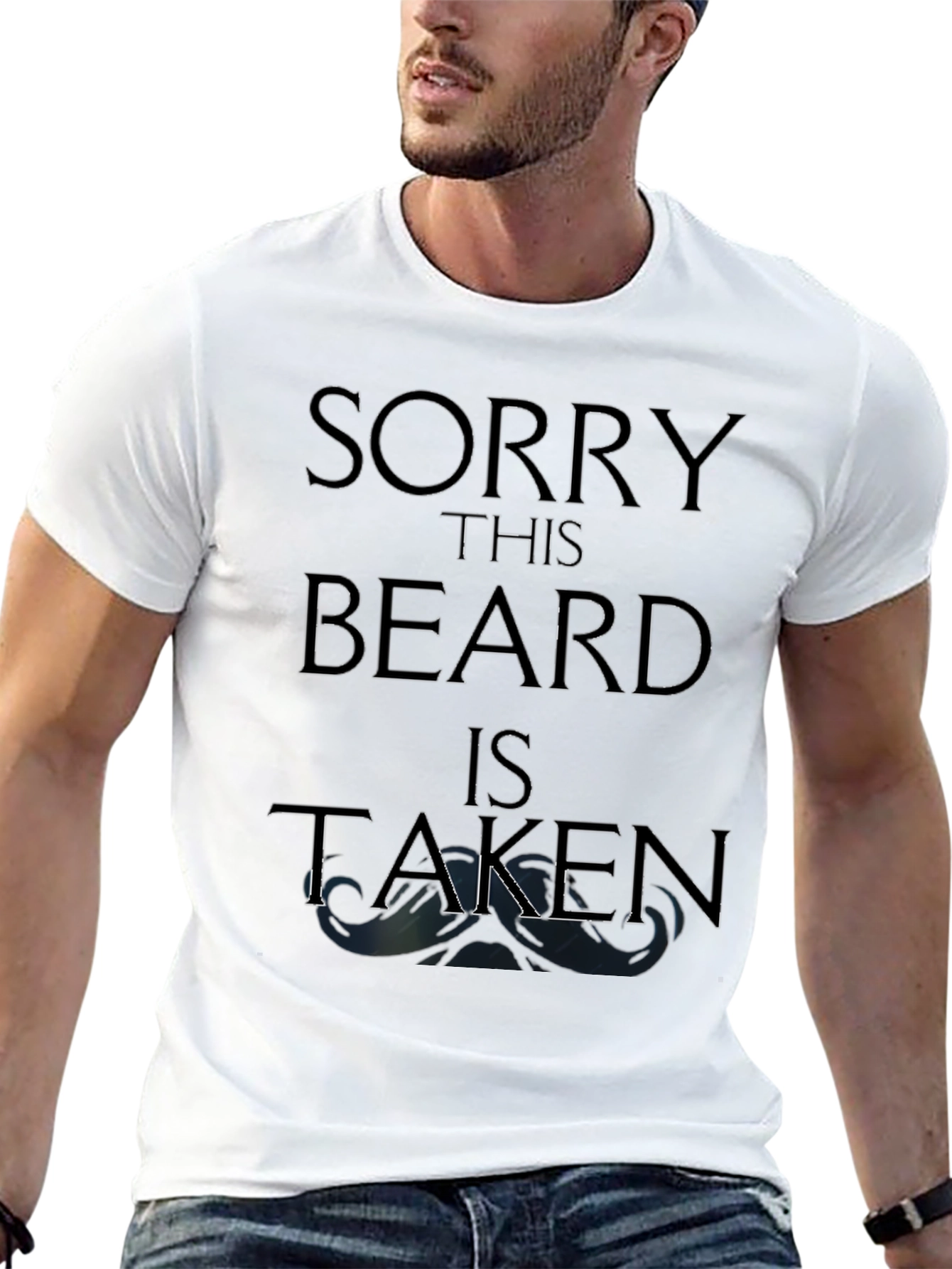 Sorry This Beard is Taken Funny Graphic Tee