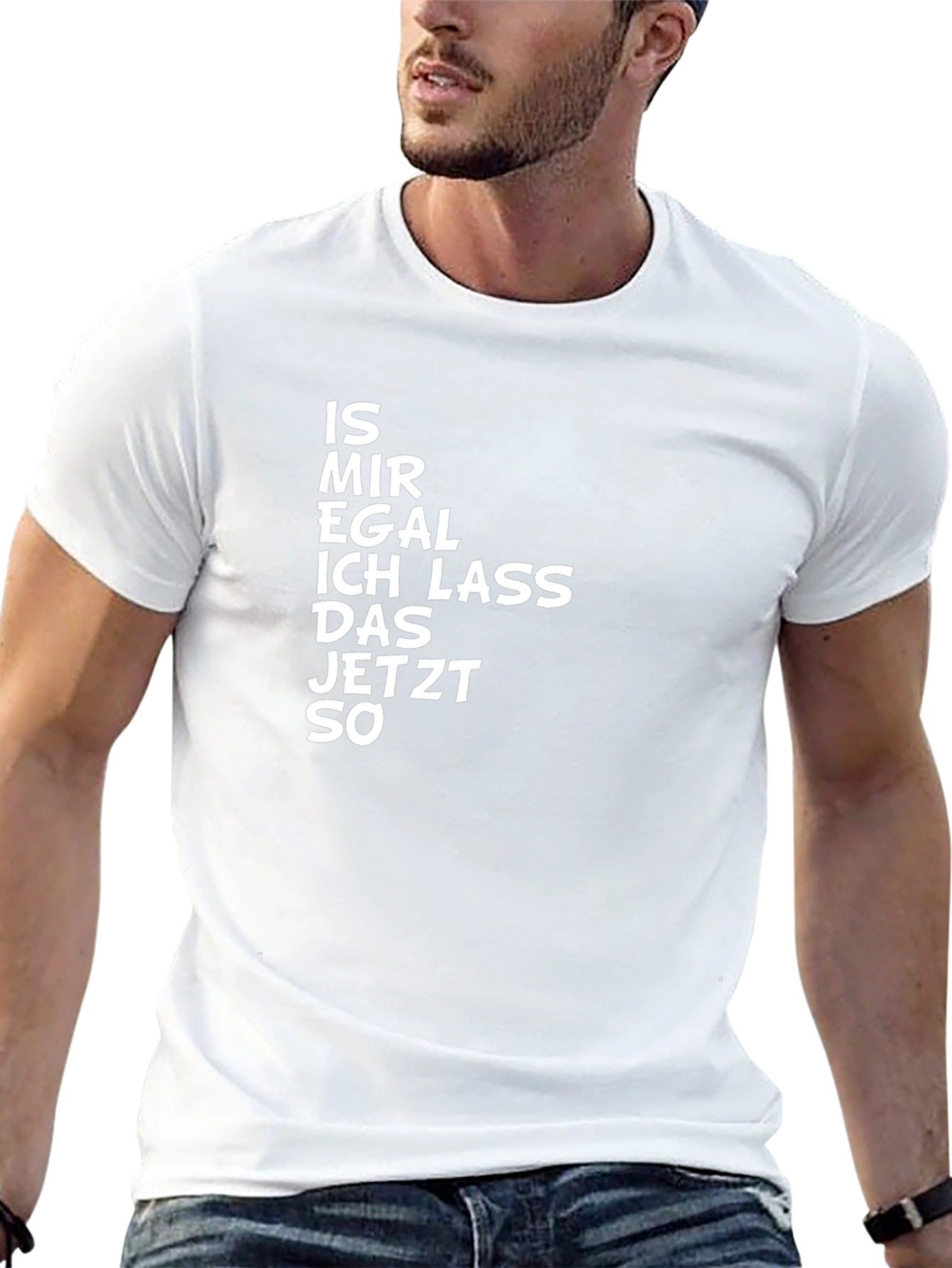 Is Mir Egal T-Shirt Funny Slogan German Text Tee