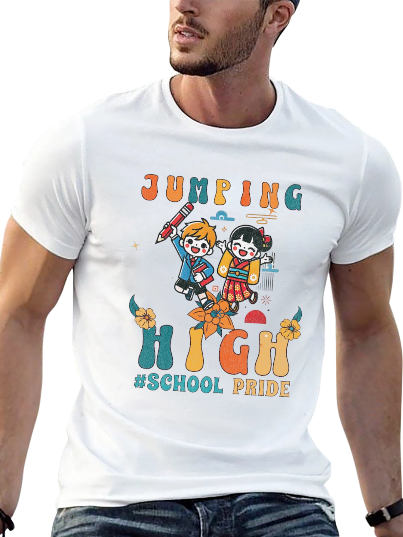 Jumping High School Pride T-Shirt