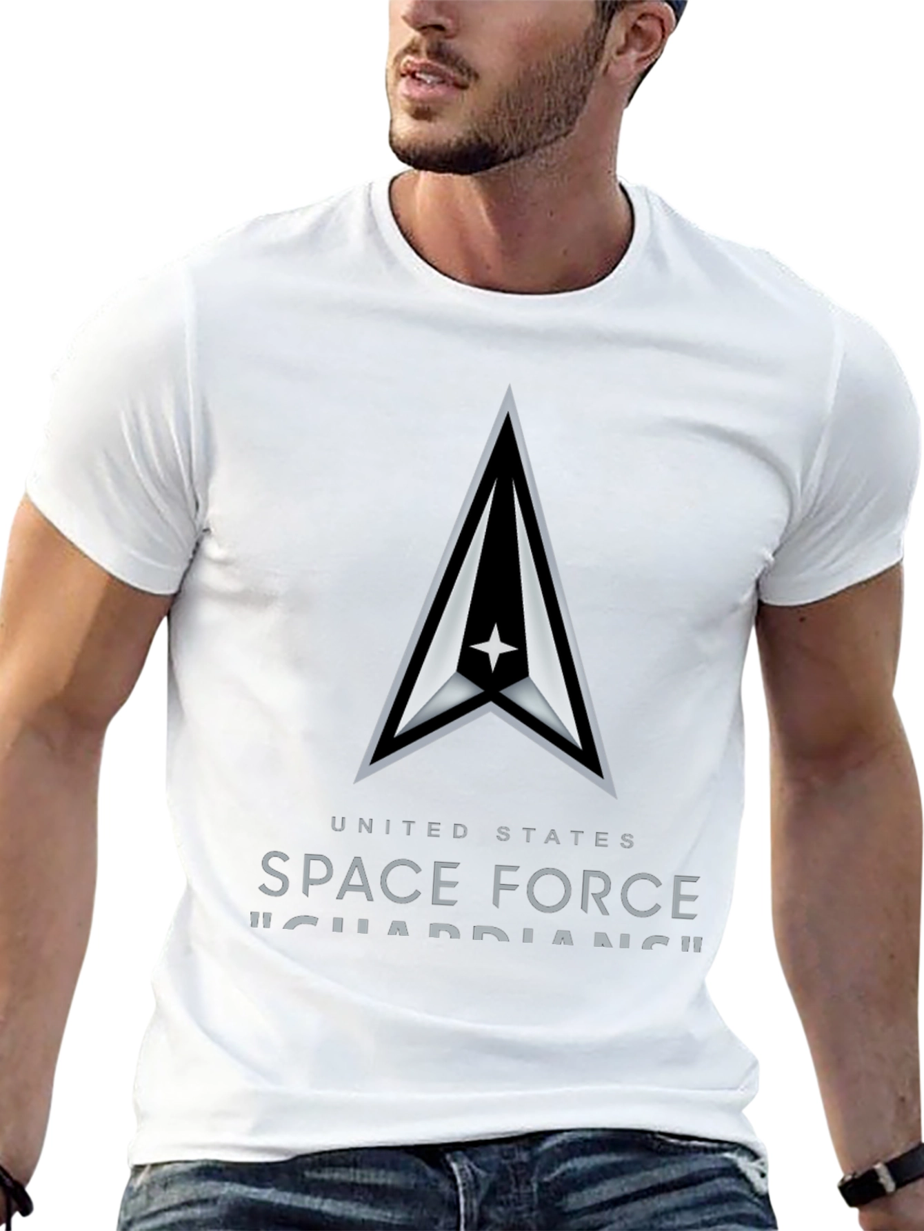 United States Space Force Black T-Shirt