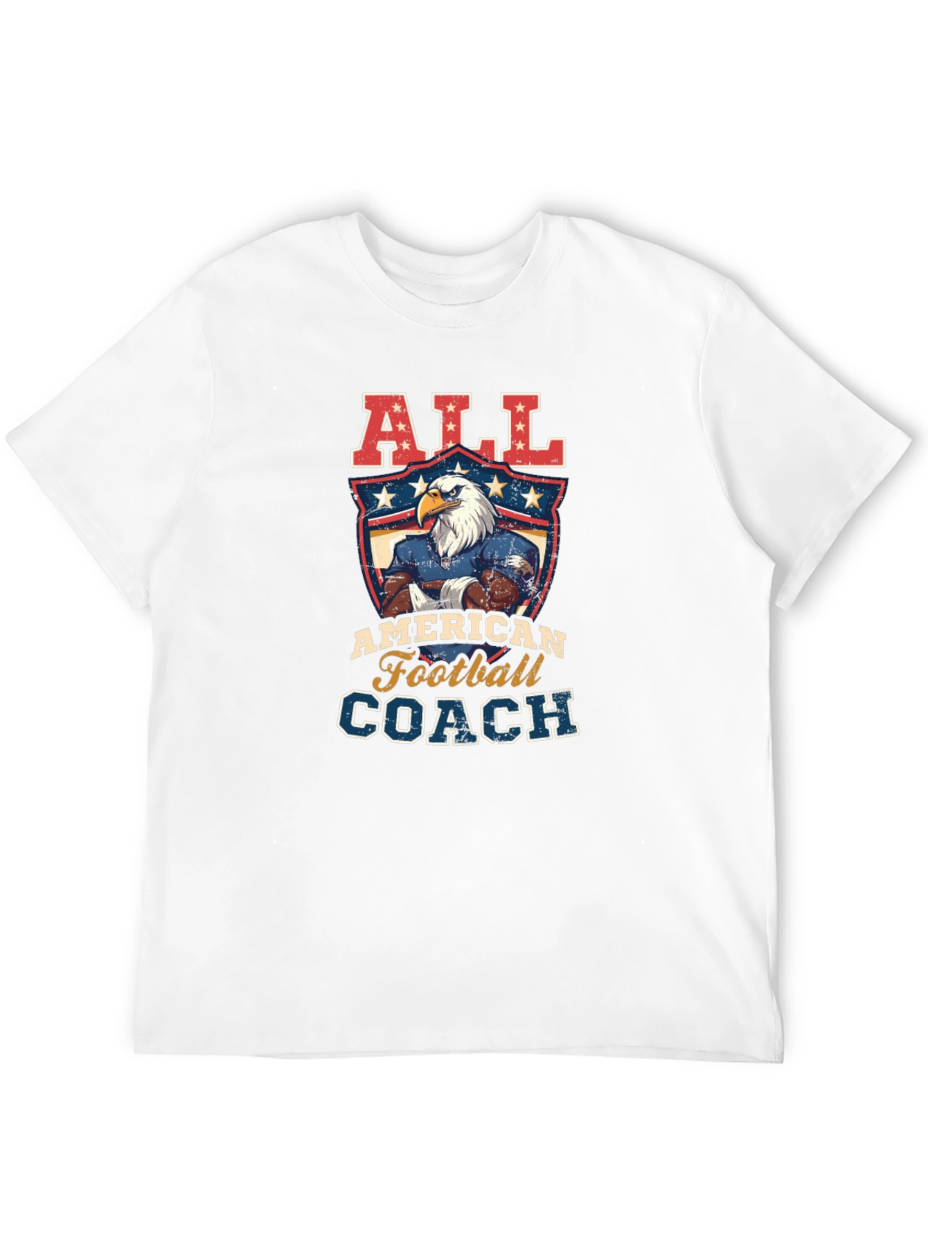 All American Football Coach Graphic T-Shirt