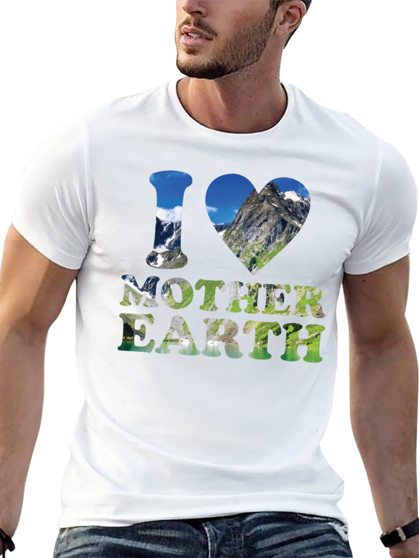 I Love Mother Earth Graphic T-Shirt