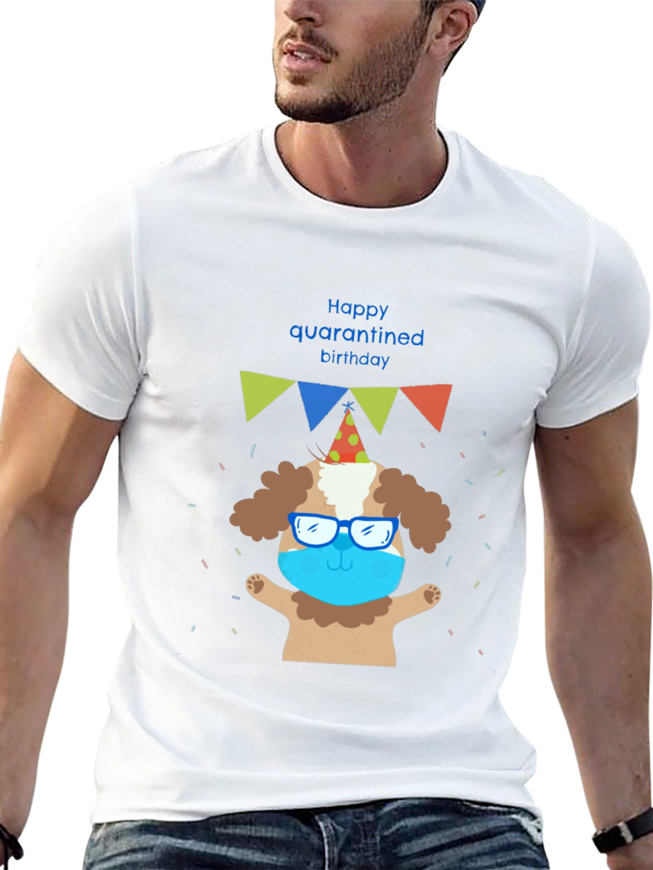 Quarantine Birthday Dog T-Shirt