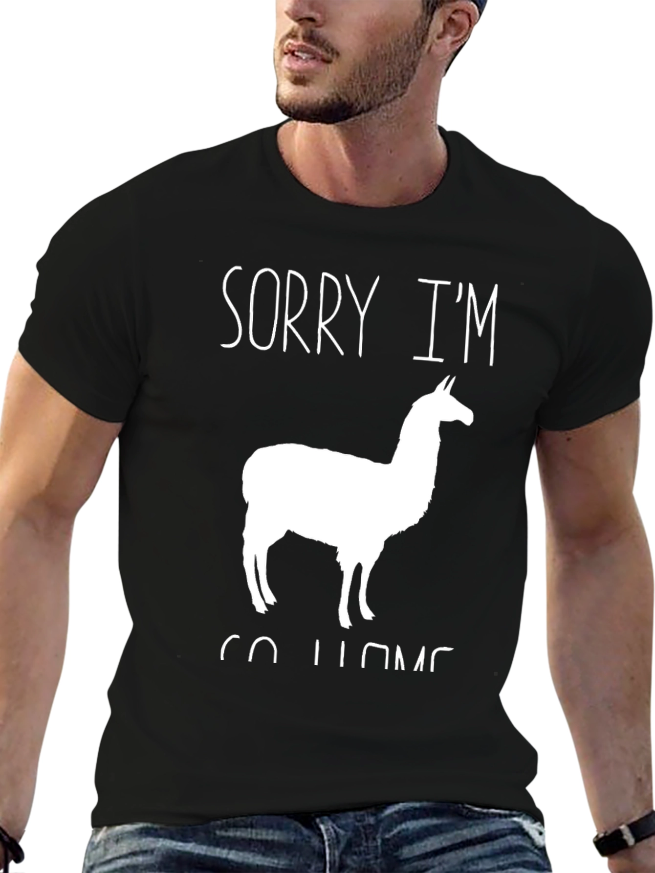Sorry Im Llama Go Home T-Shirt