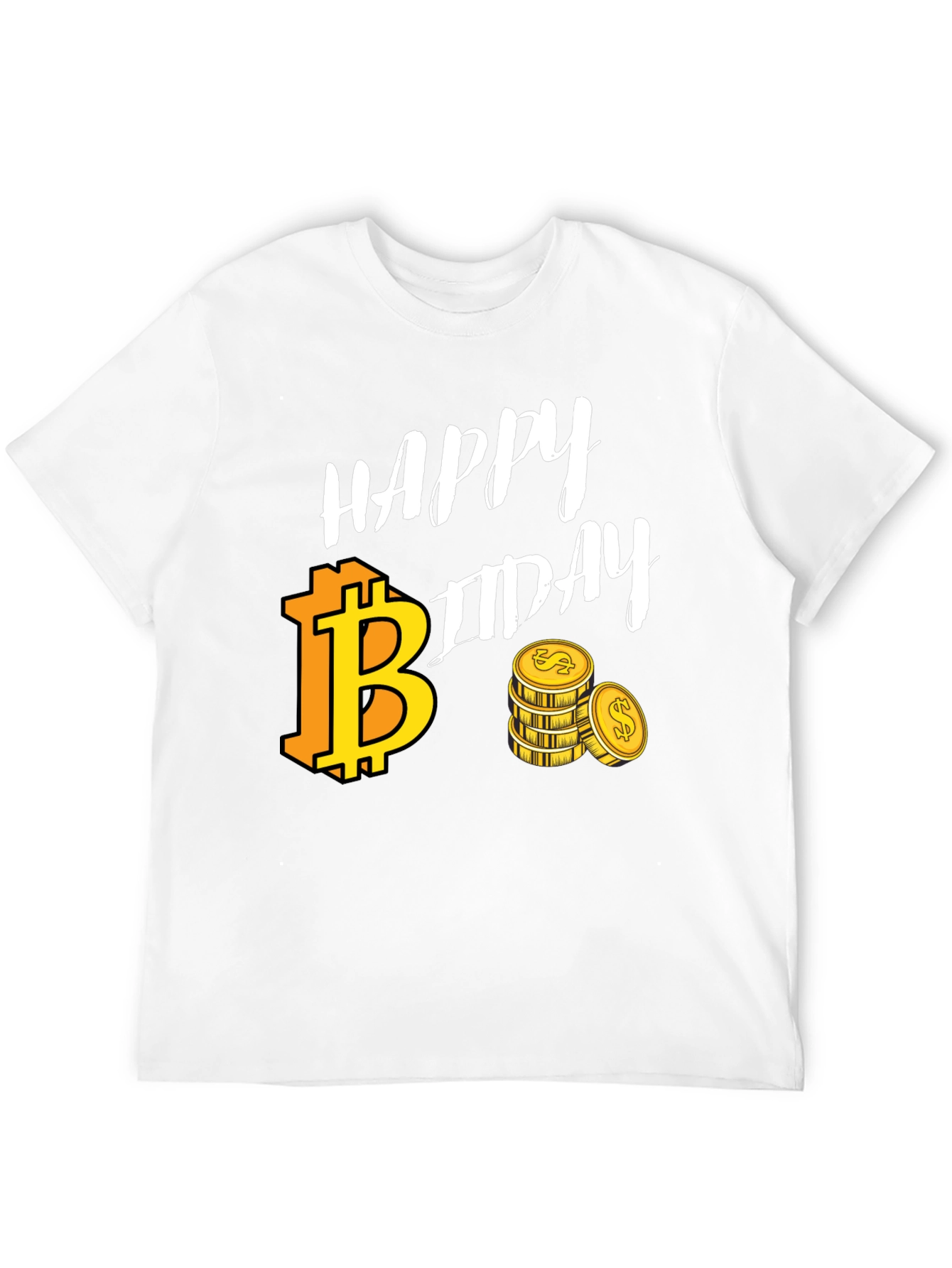 Bitcoin Birthday Black T-Shirt