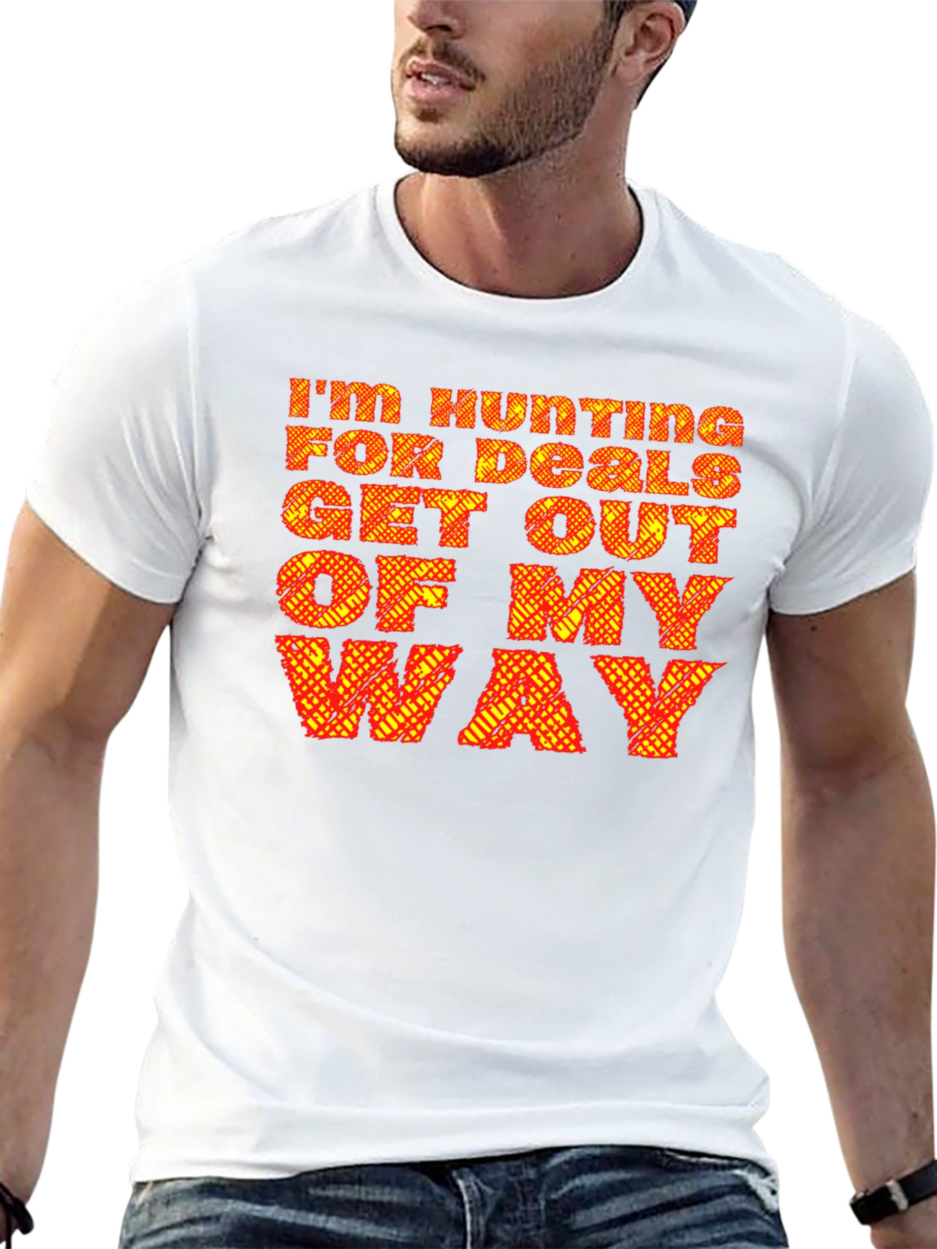 Hunting for Deals Black Graphic Tee
