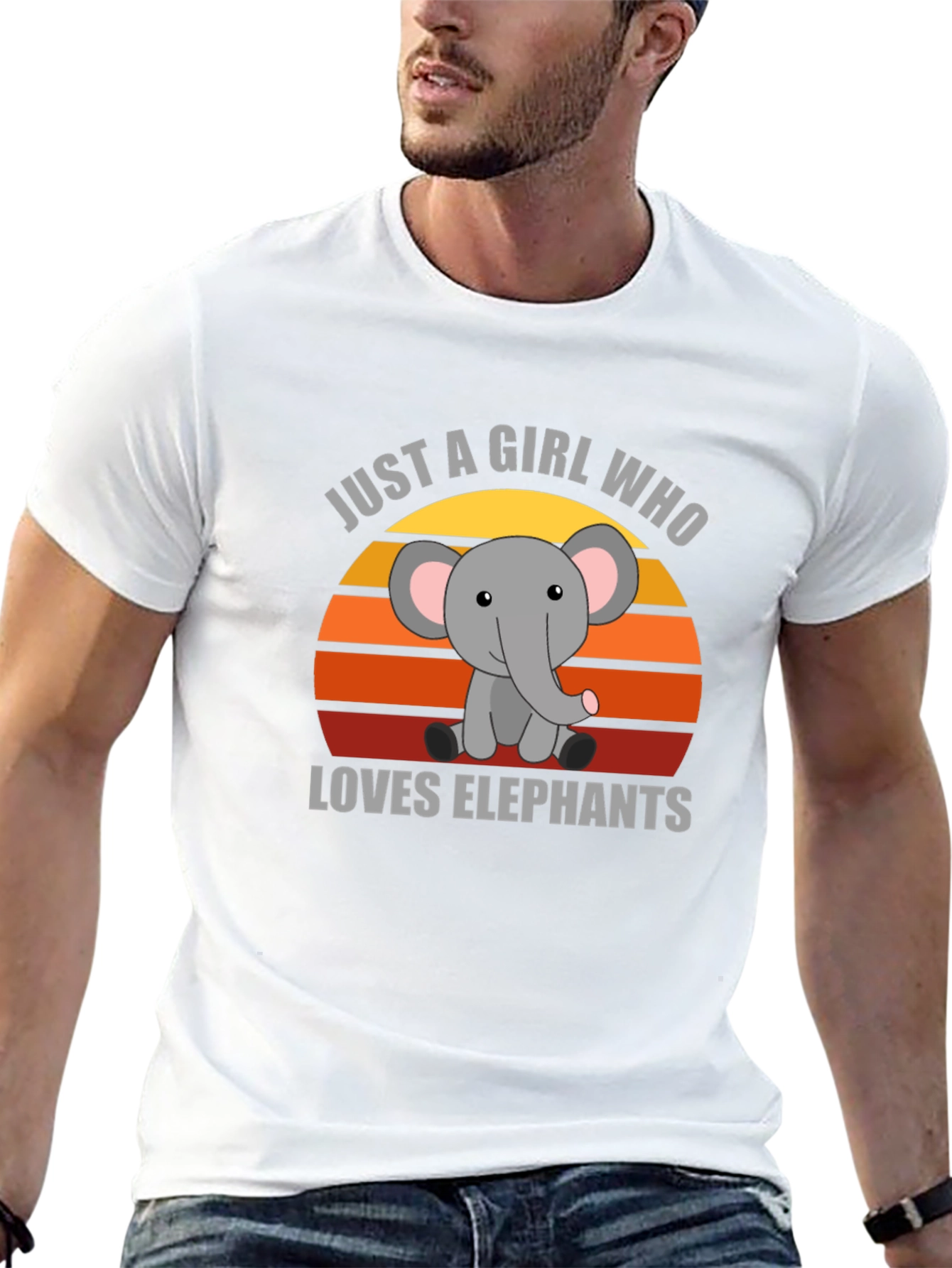Just A Girl Who Loves Elephants T-Shirt