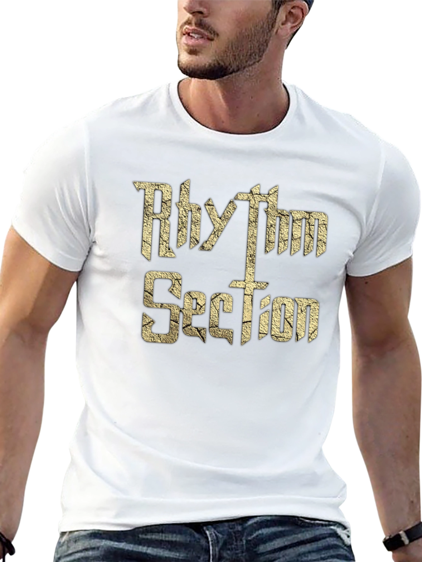 Rhythm Section Graphic Tee - Black Cotton Comfort
