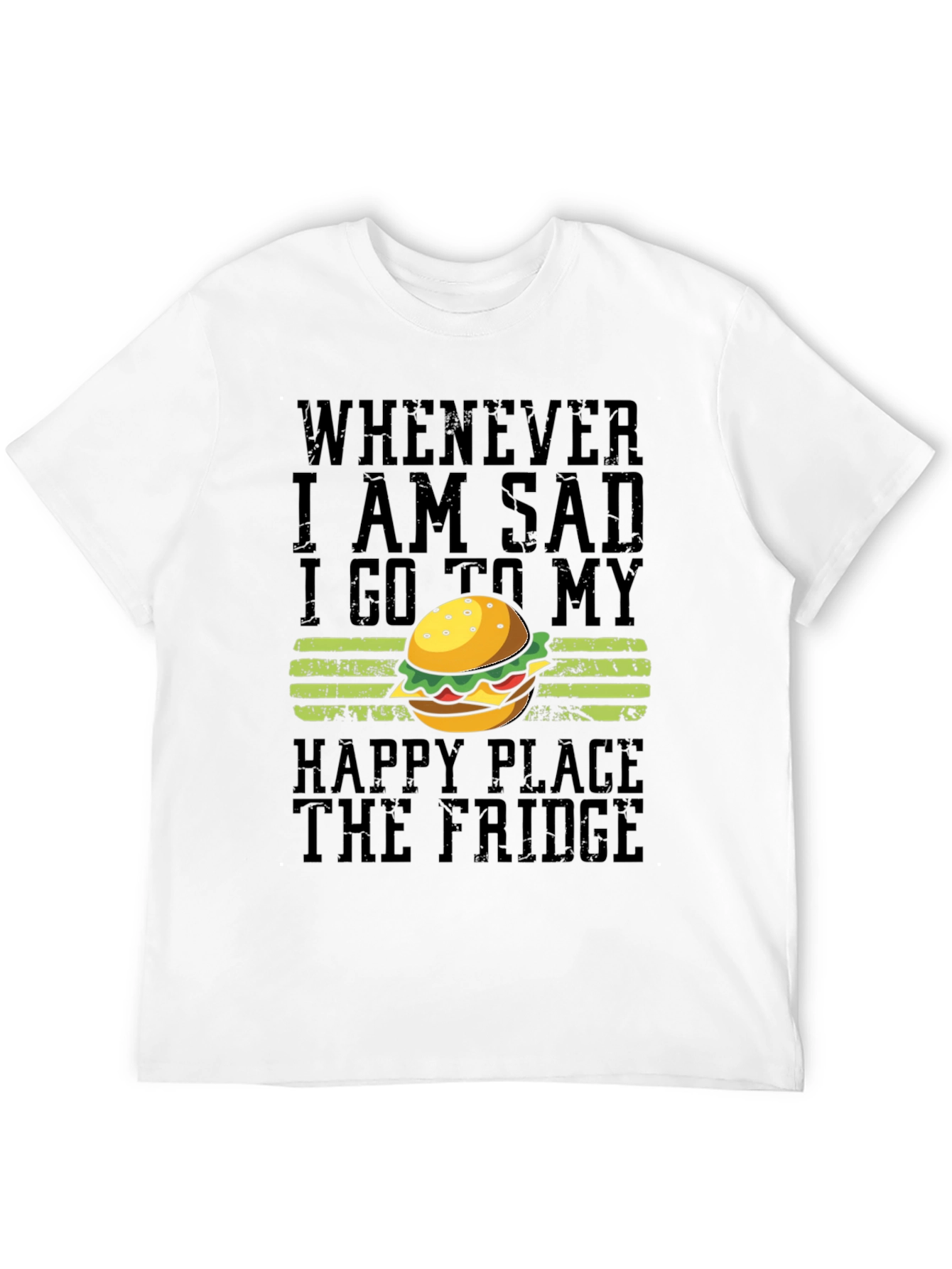 Happy Place Fridge T-Shirt - Foodie Tee