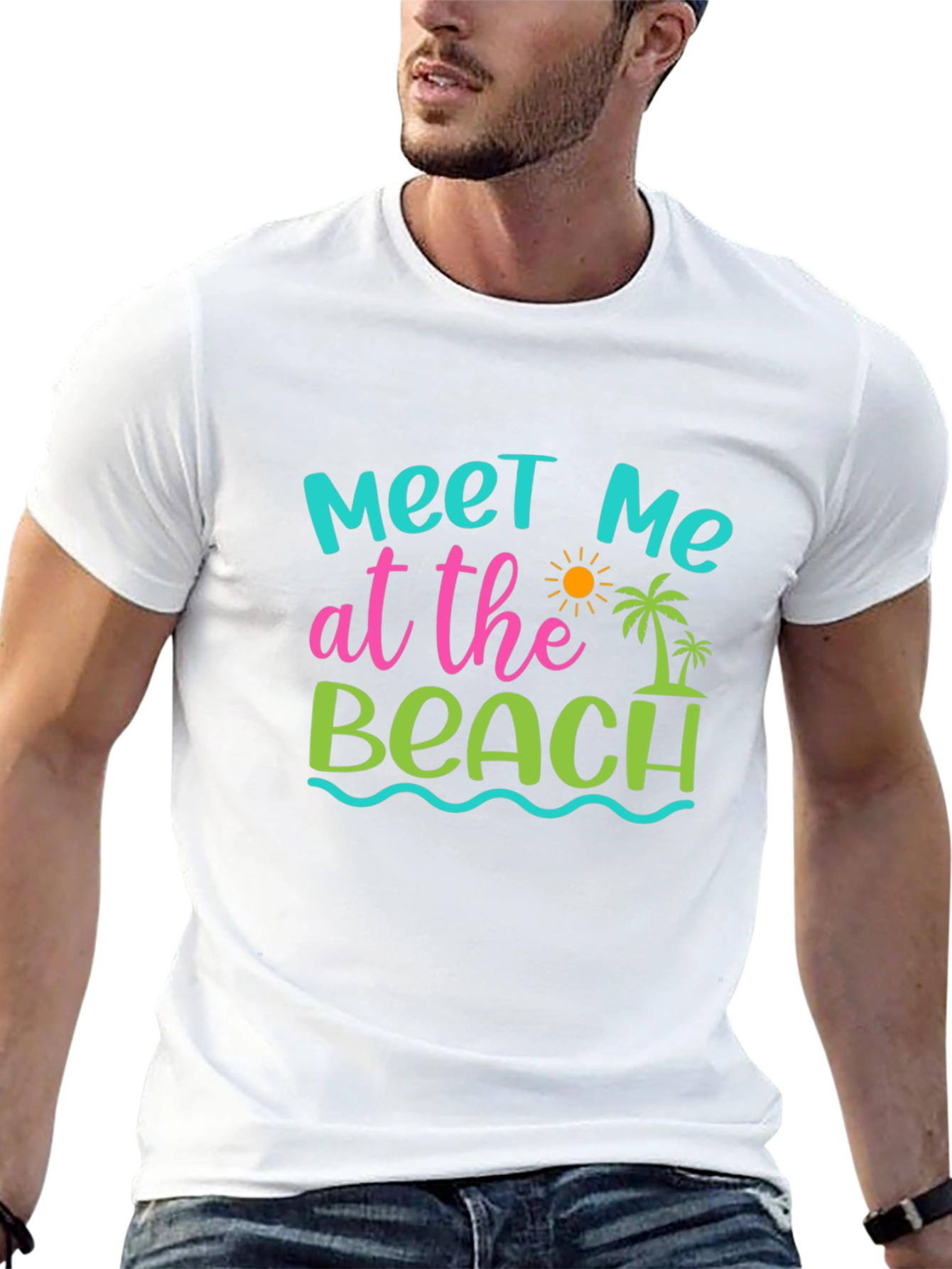 Meet Me at the Beach Graphic Tee