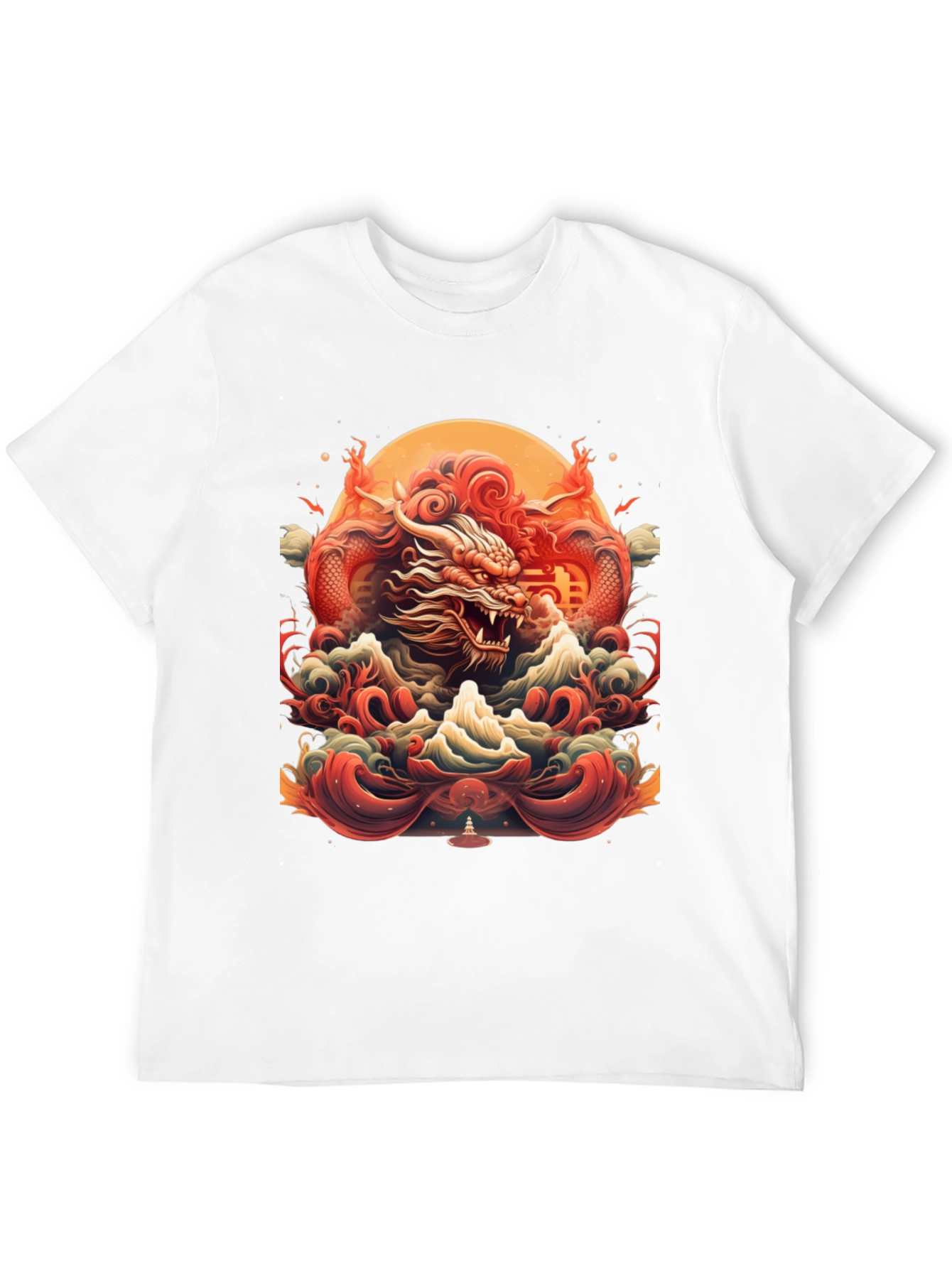 Dragon Graphic Tee - Bold Asian Inspired Design