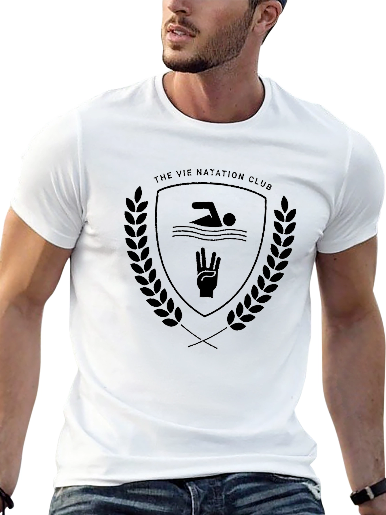 The VIP Natation Club Black T-Shirt