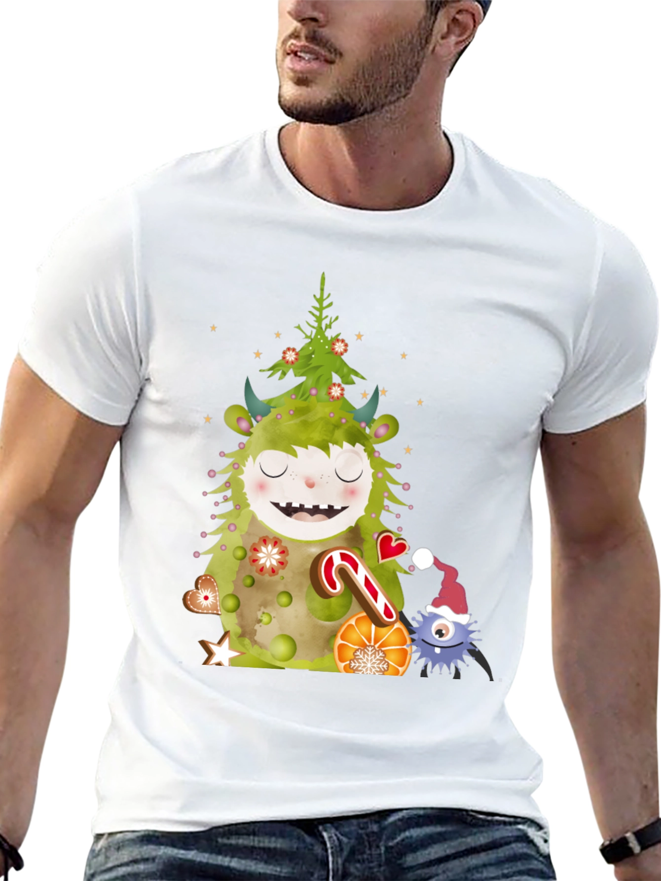 Festive Monster Christmas T-Shirt
