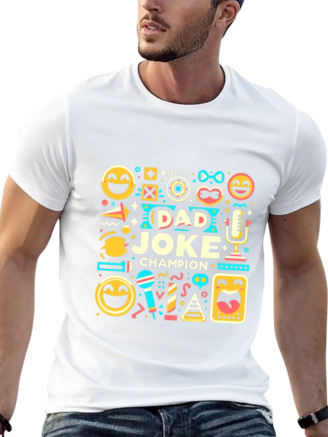 Dad Joke Champion Graphic T-Shirt