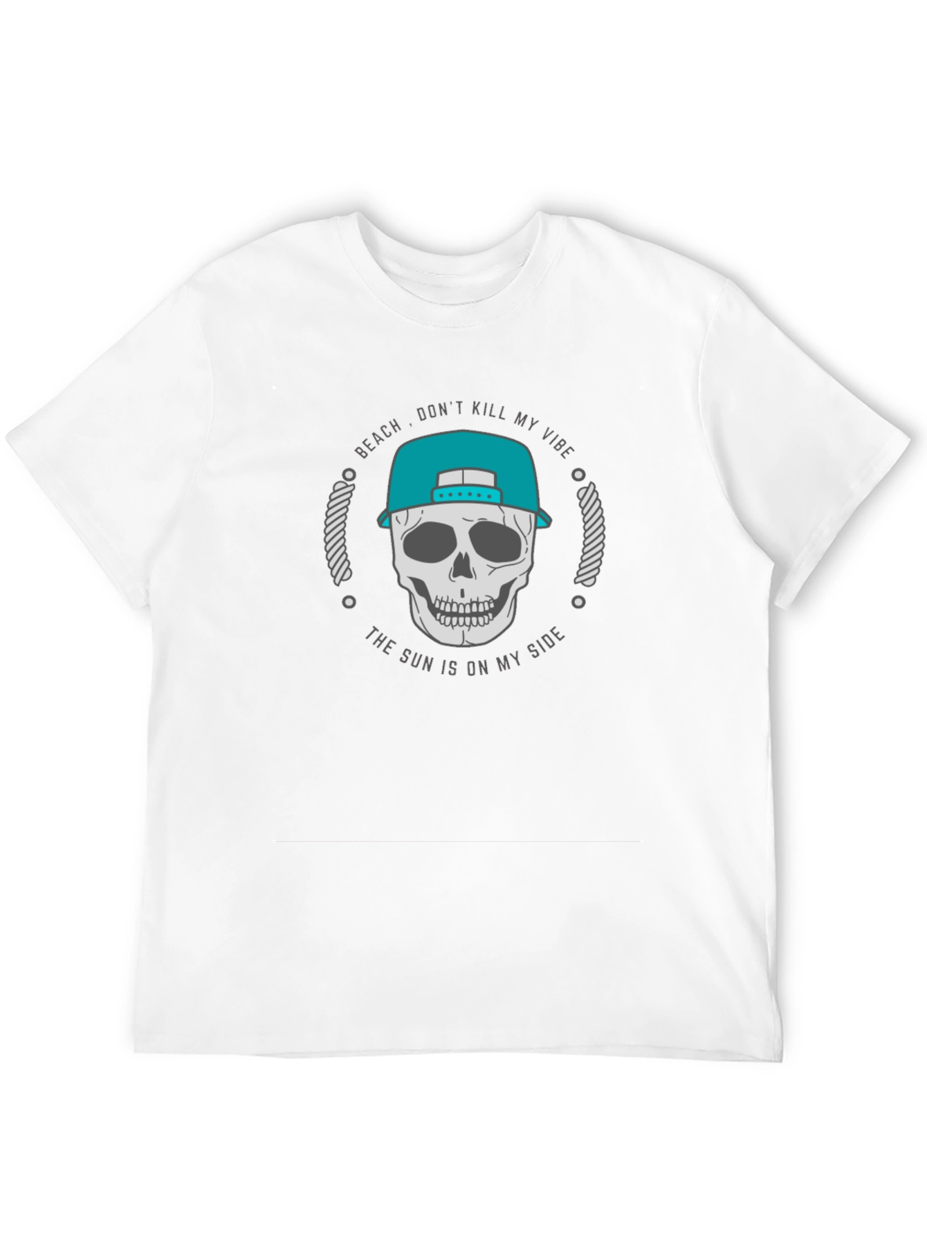 Beach Vibe Skull T-Shirt