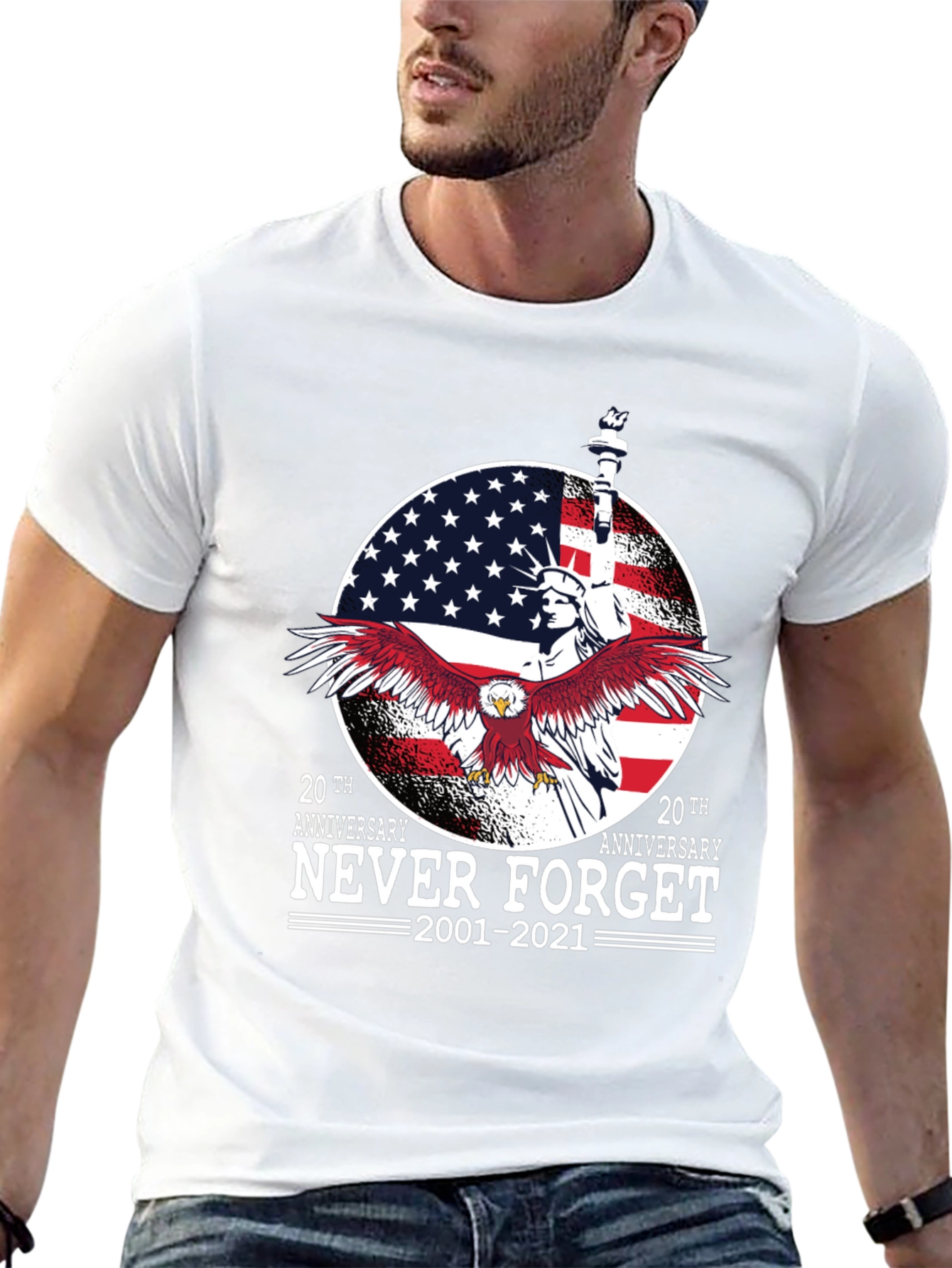 Never Forget 9/11 20th Anniversary T-Shirt