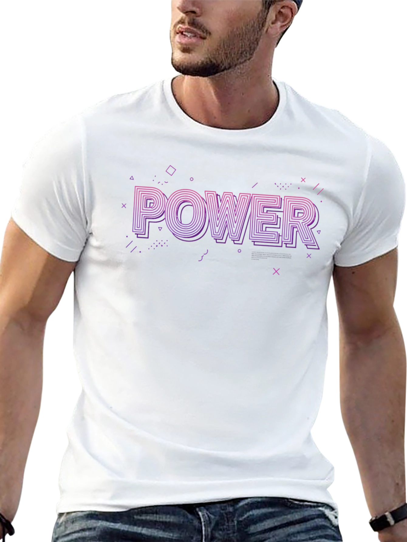Geometric Power Graphic Tee