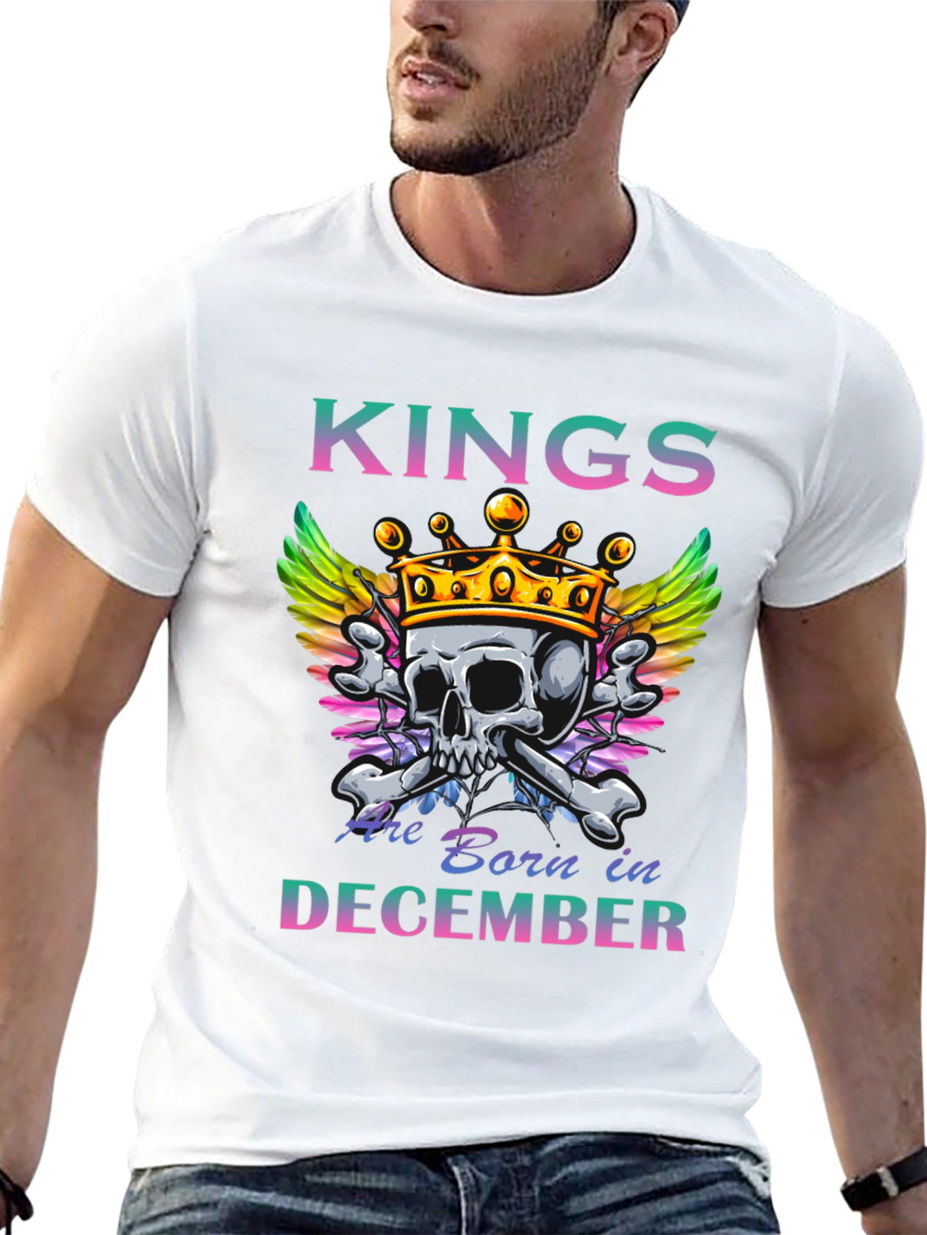 Kings Born in December Graphic T-Shirt