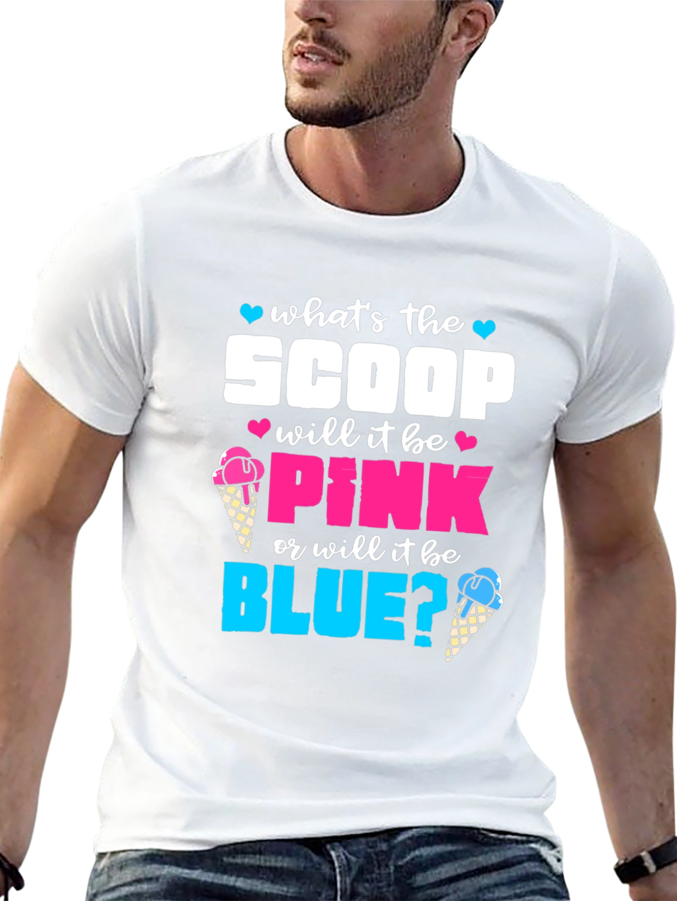 Gender Reveal Scoop T-Shirt
