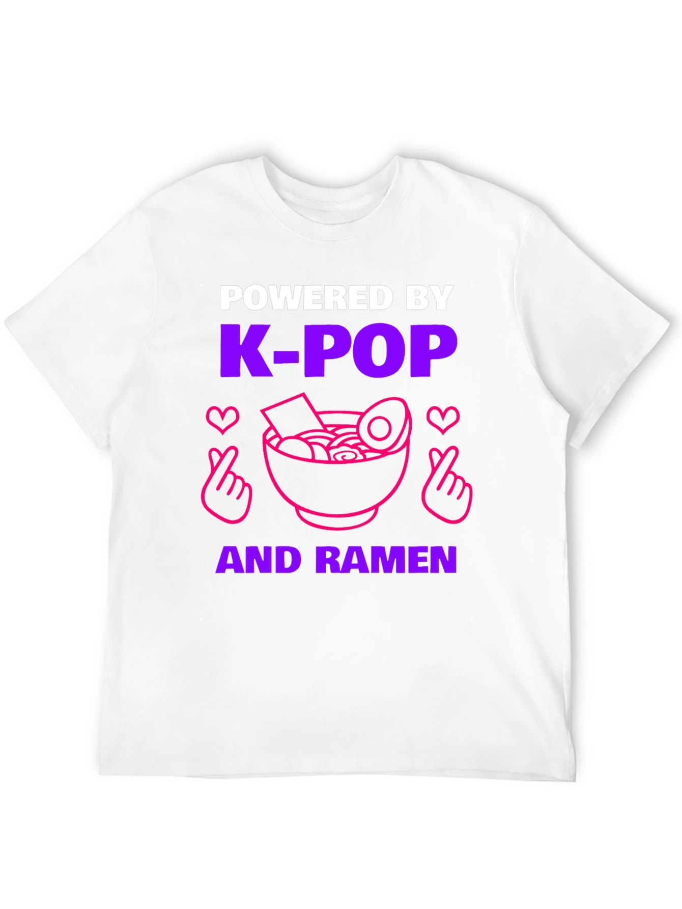 K-Pop & Ramen Powered T-Shirt
