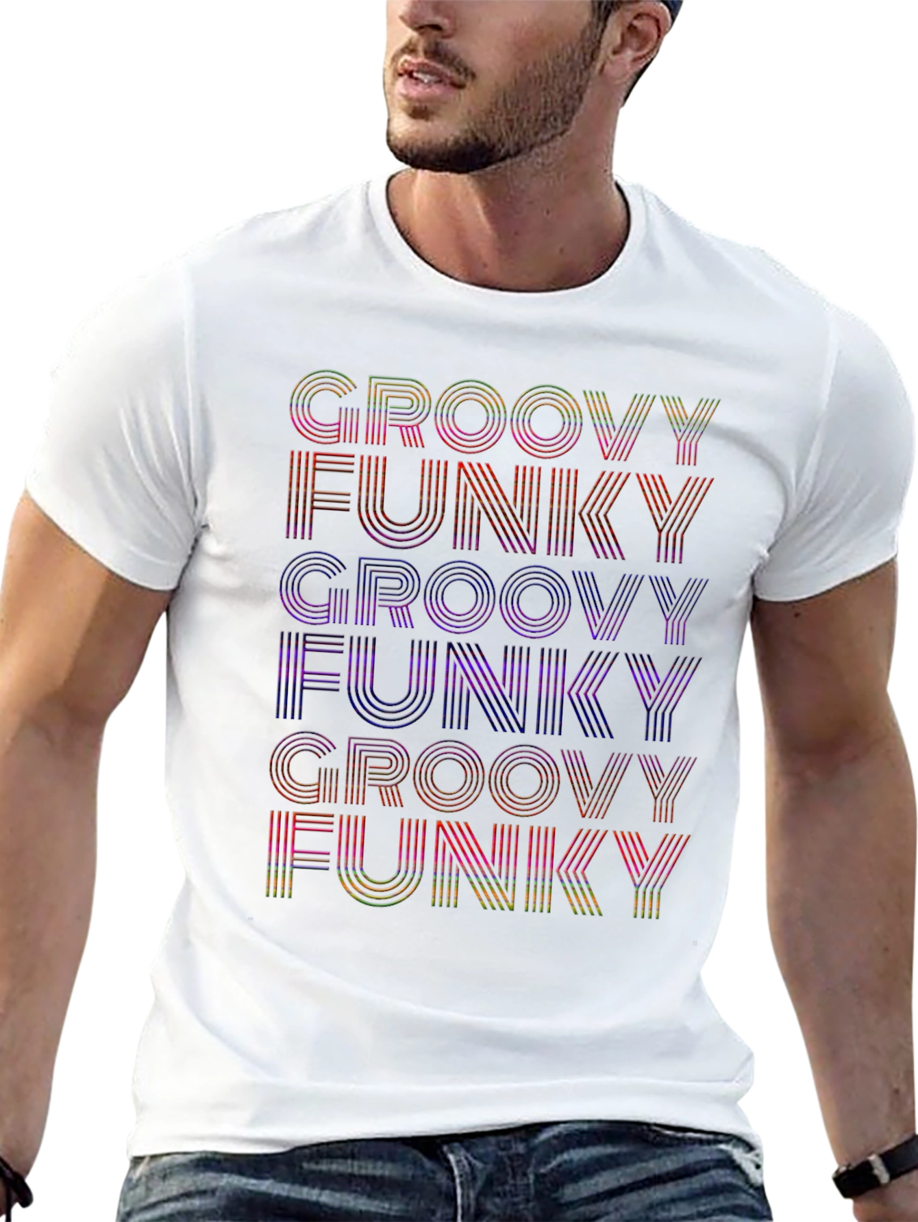 Groovy Funky Retro Style T-Shirt