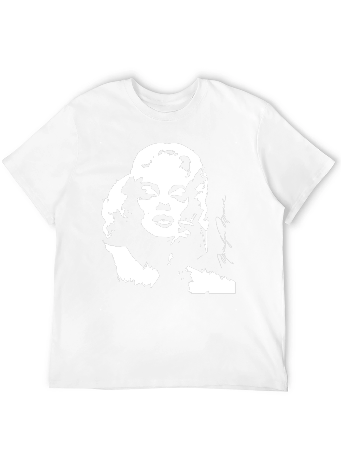 Marilyn Monroe Graphic Print Black T-Shirt