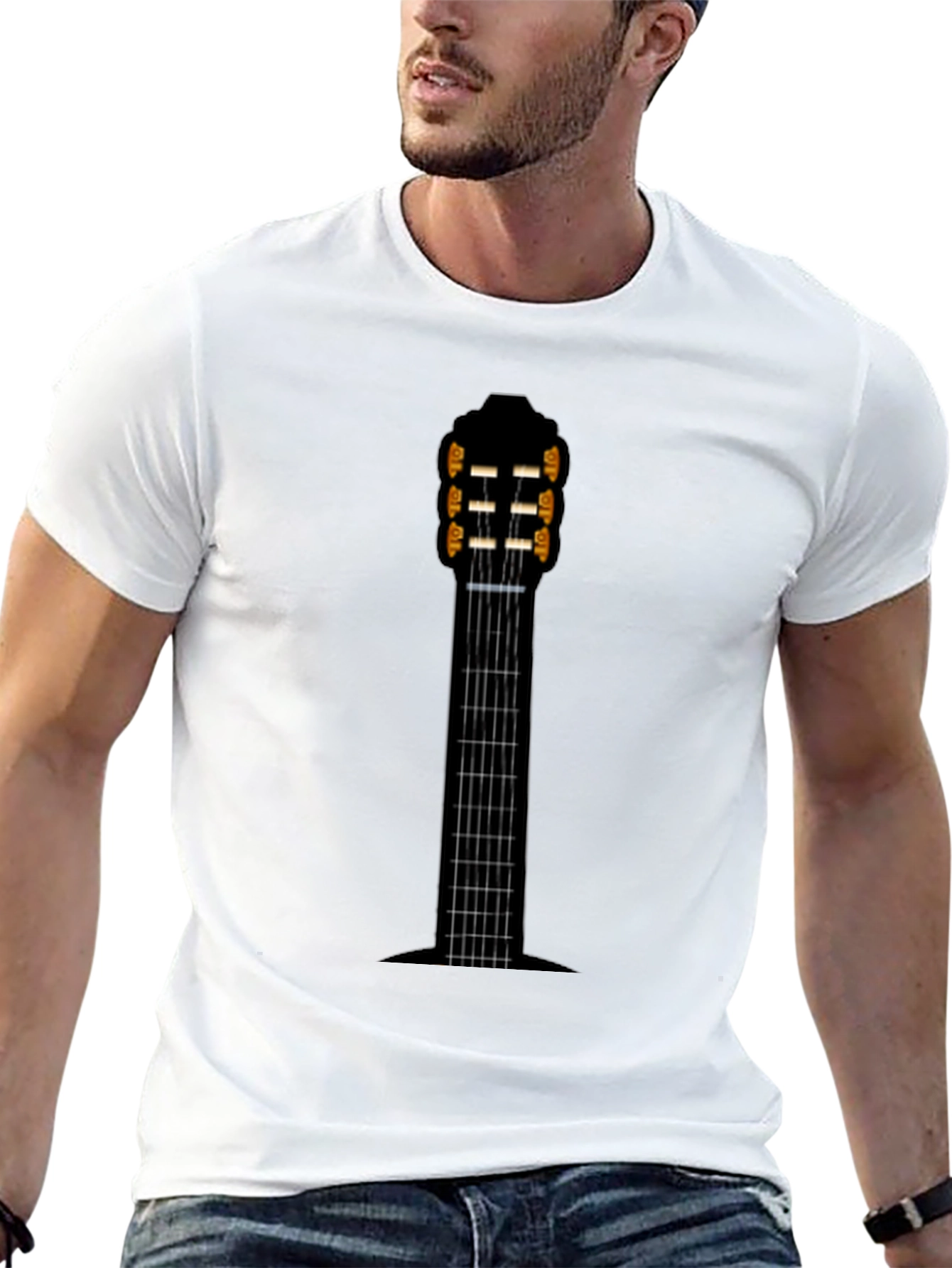 Guitar Neck Graphic T-Shirt