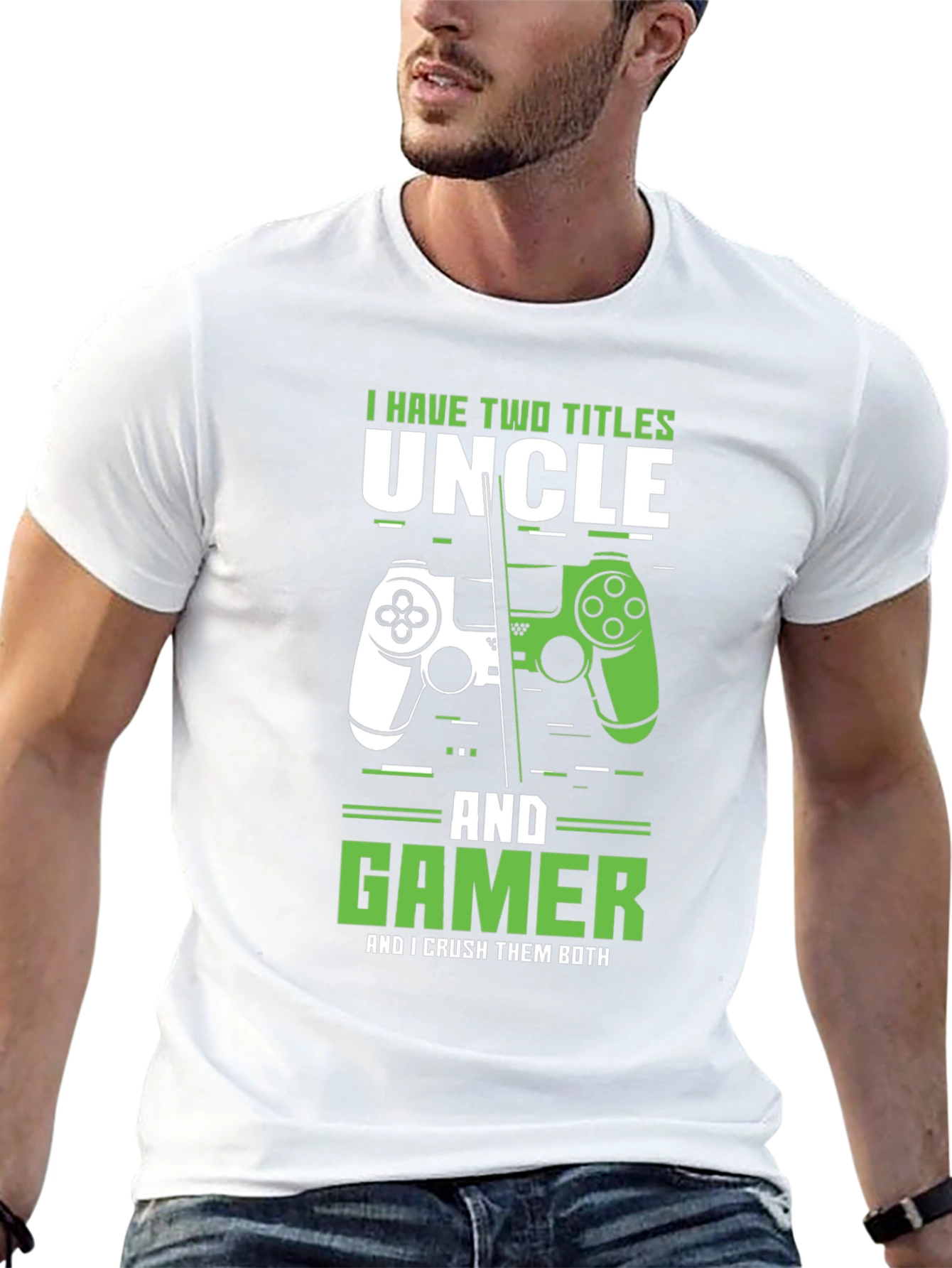 Uncle Gamer T-Shirt - Two Titles
