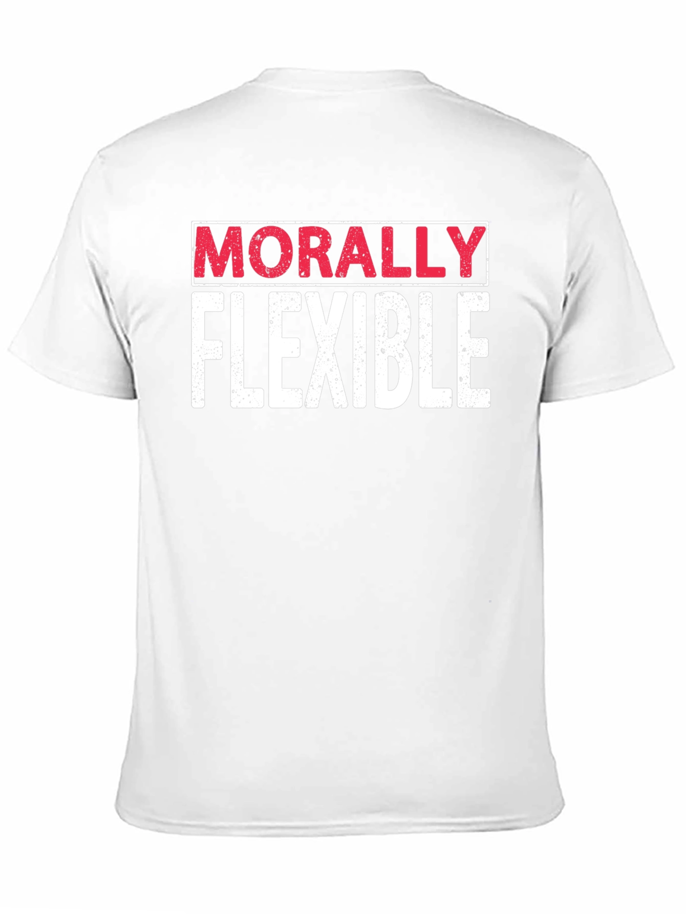 Morally Flexible Graphic Tee - Black T-Shirt
