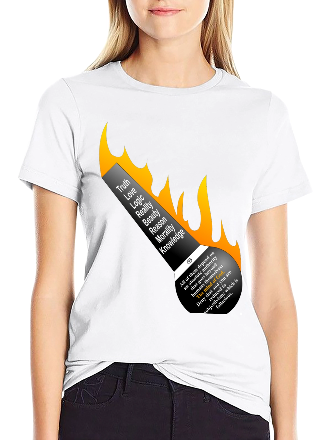 Truth Love Logic T-Shirt - Knowledge & Reason Design
