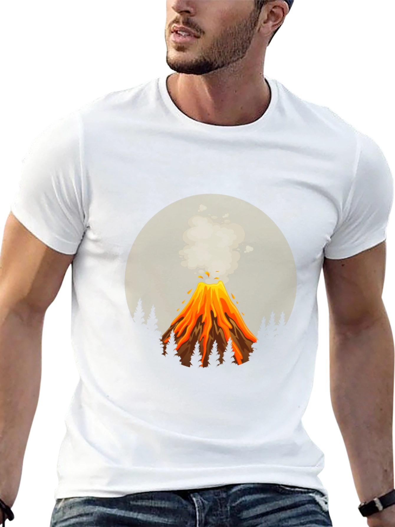 Volcano Graphic Tee - Erupting Style