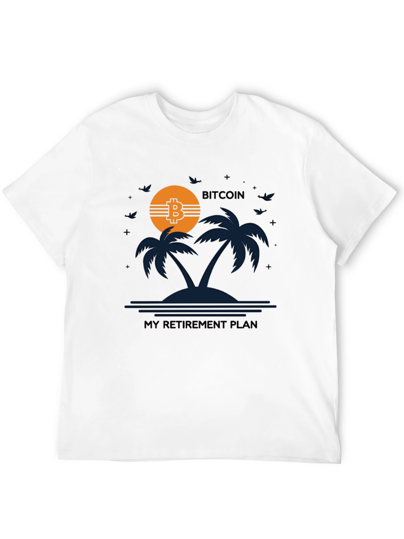 Bitcoin Retirement Plan Graphic T-Shirt