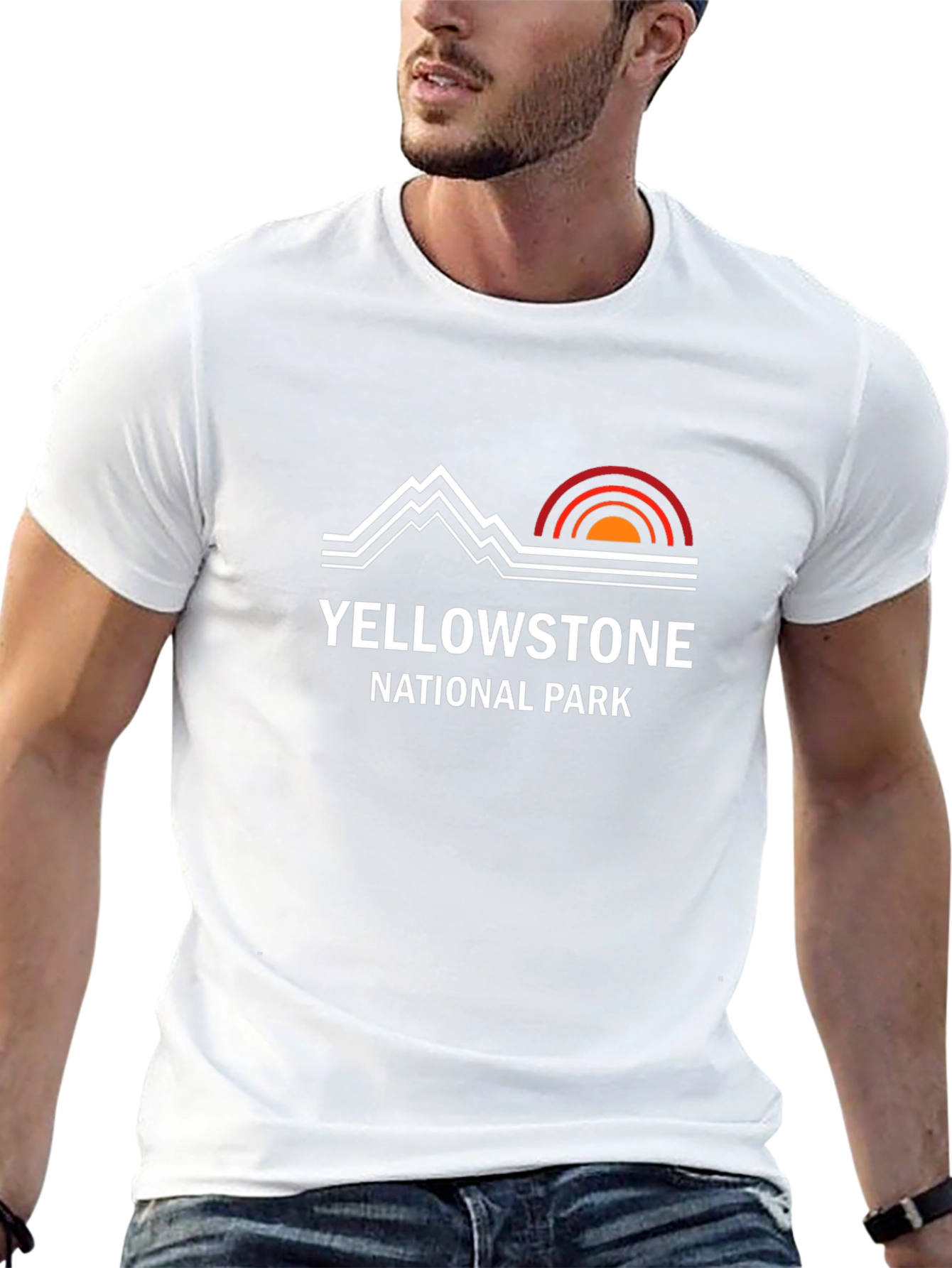 Yellowstone National Park Black T-Shirt