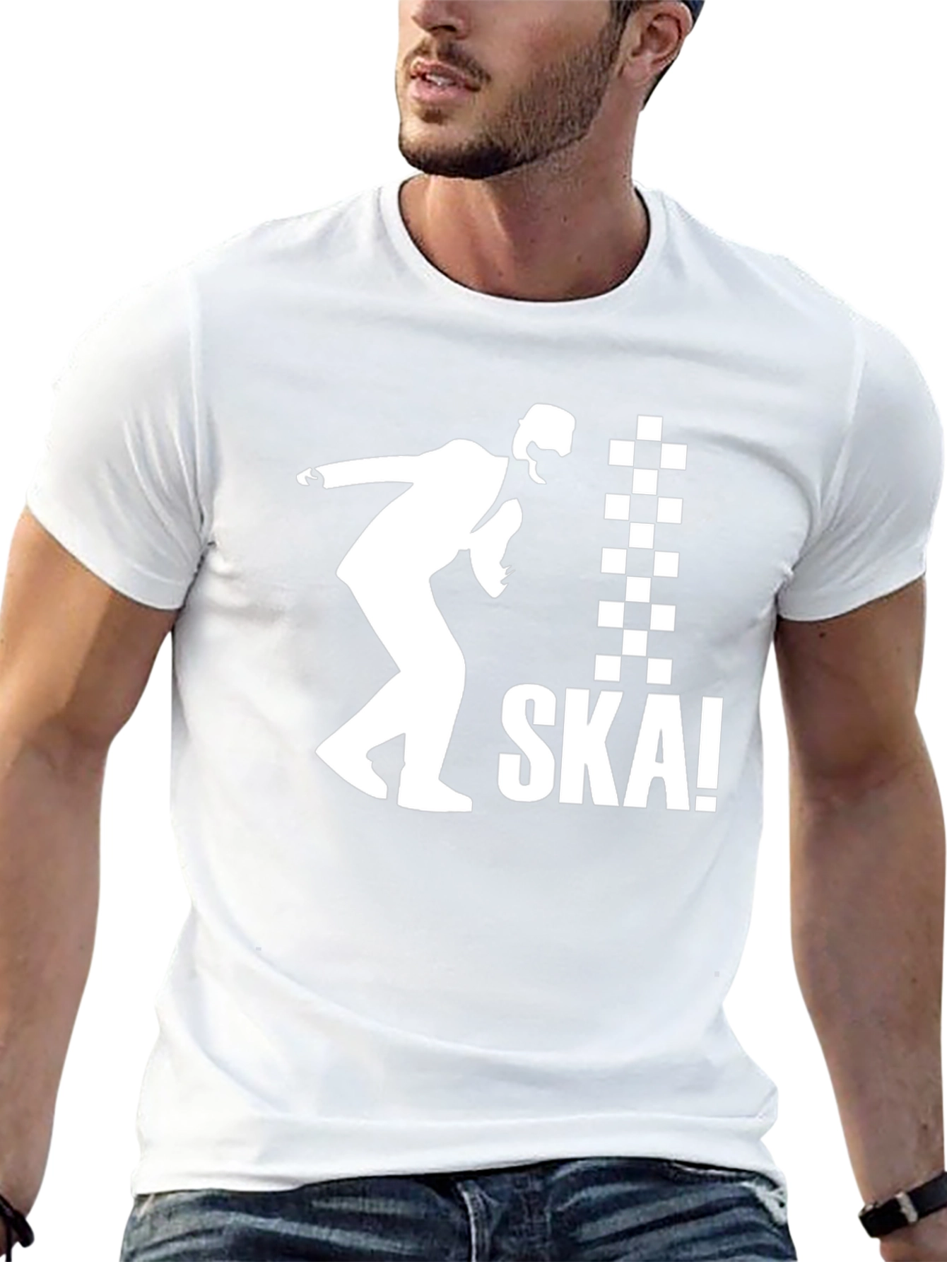 Ska T-Shirt - Black & White Design
