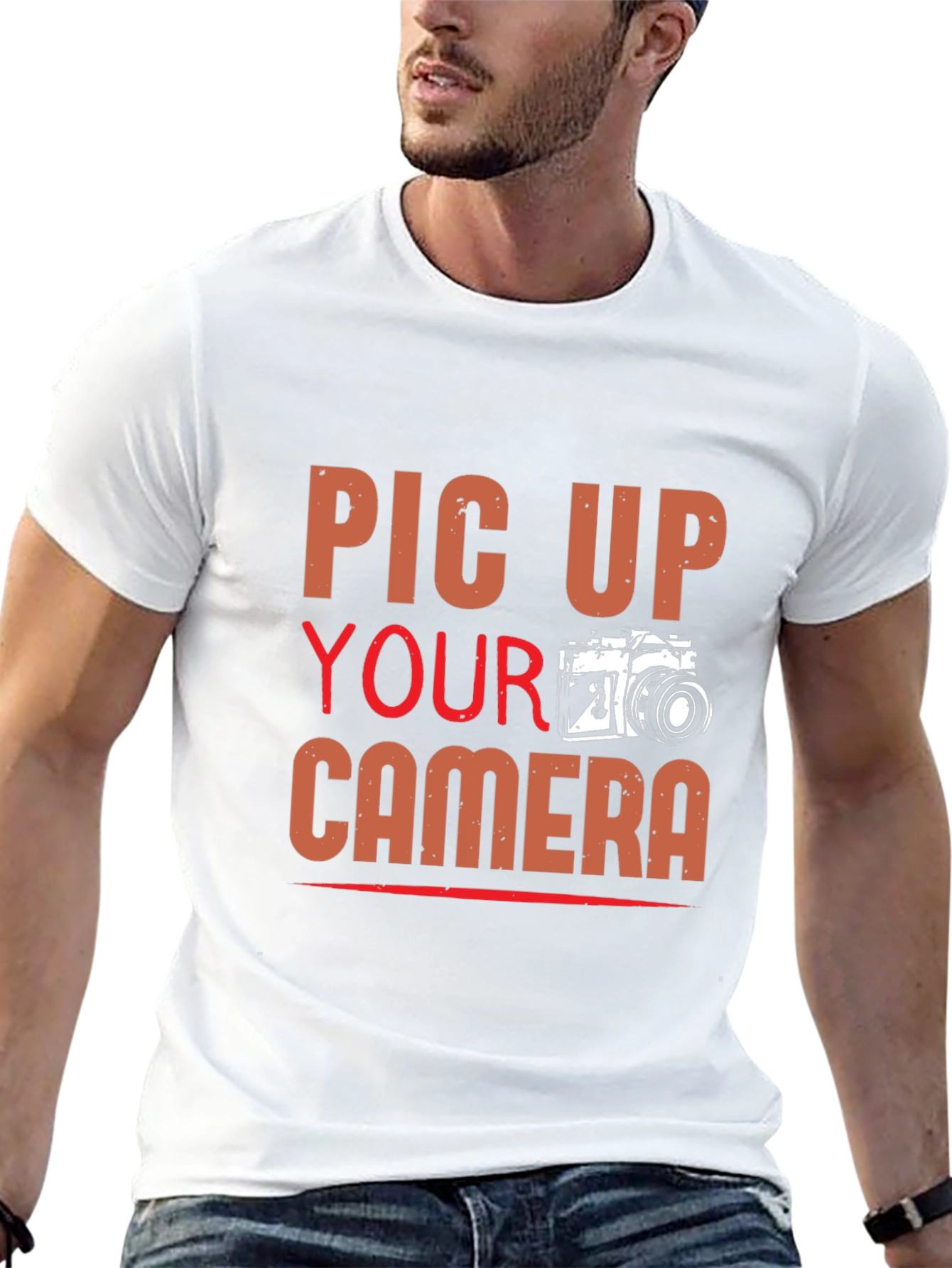 Pick Up Your Camera T-Shirt - Photographer Tee