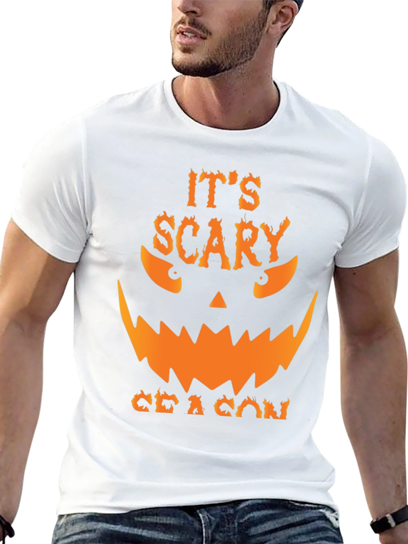 Scary Season Graphic Tee - Mens Halloween T-Shirt