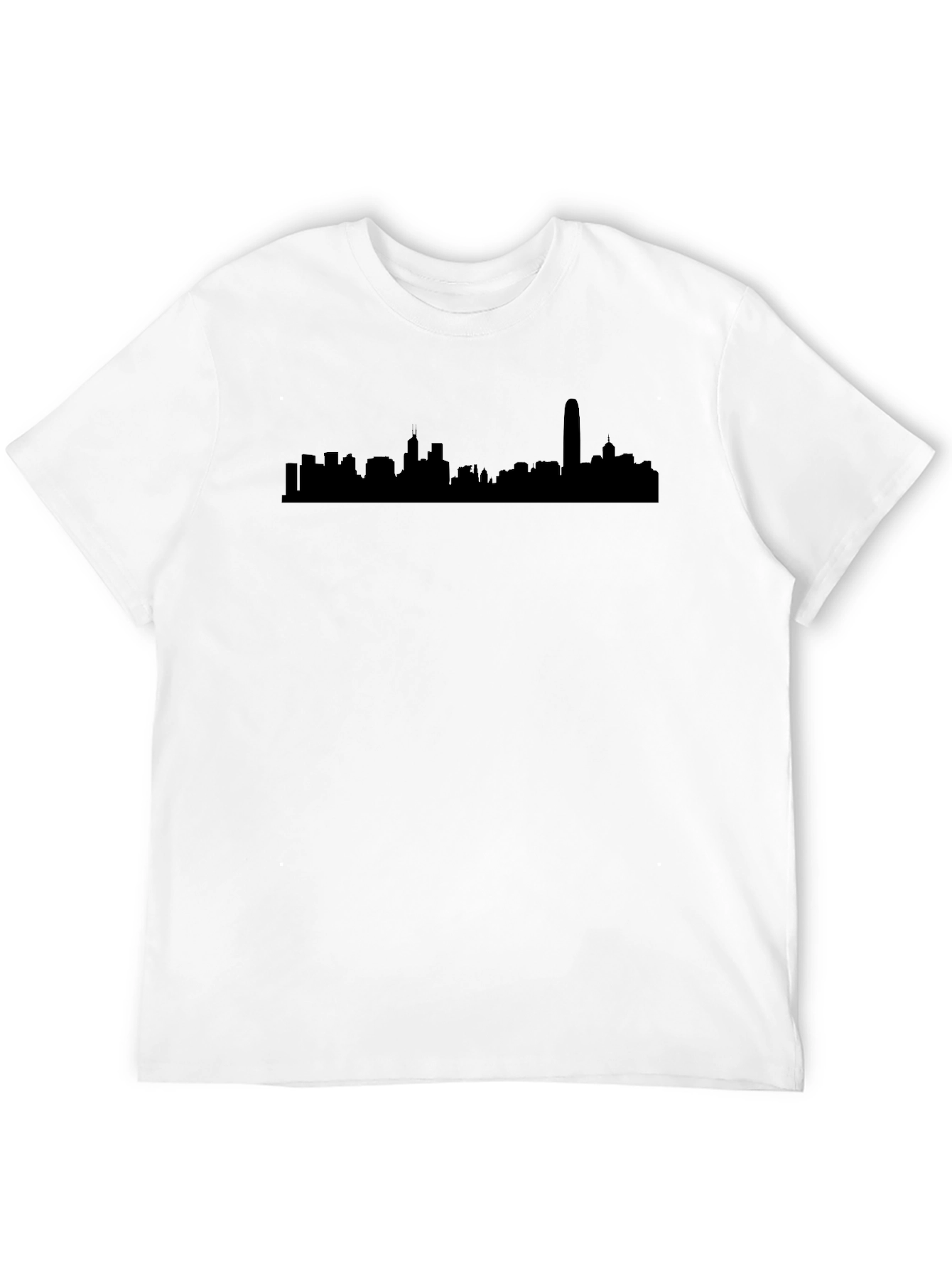Cityscape Graphic Tee - Modern Silhouette Design