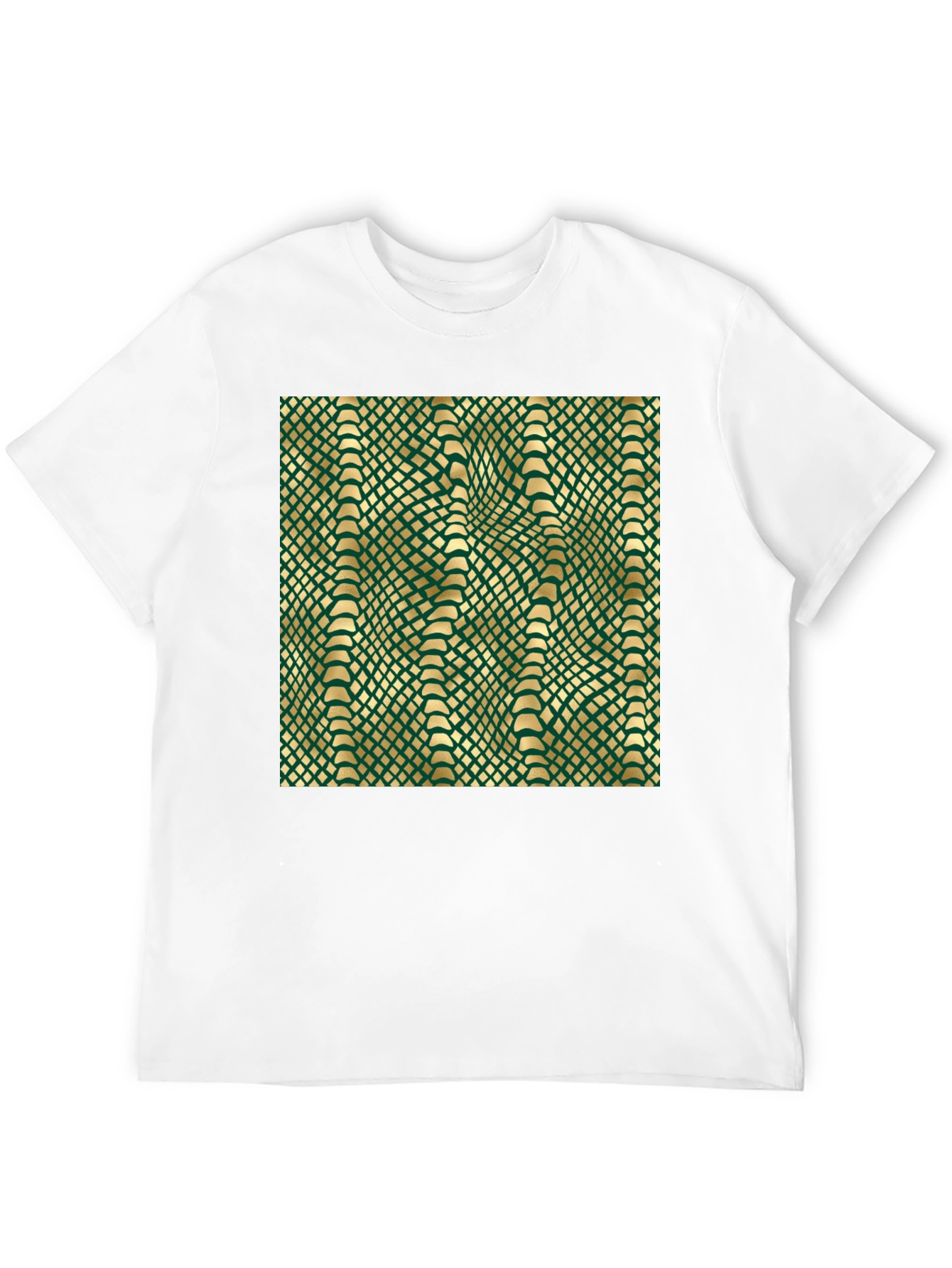 Geometric Illusion Tee - Stylish Graphic Print