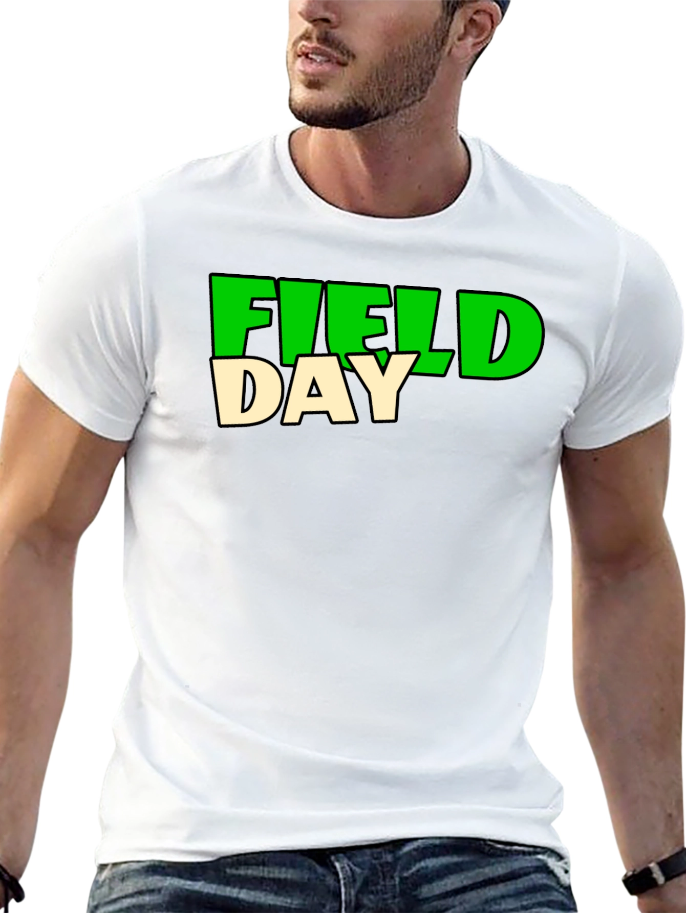 Field Day Graphic T-Shirt - Black