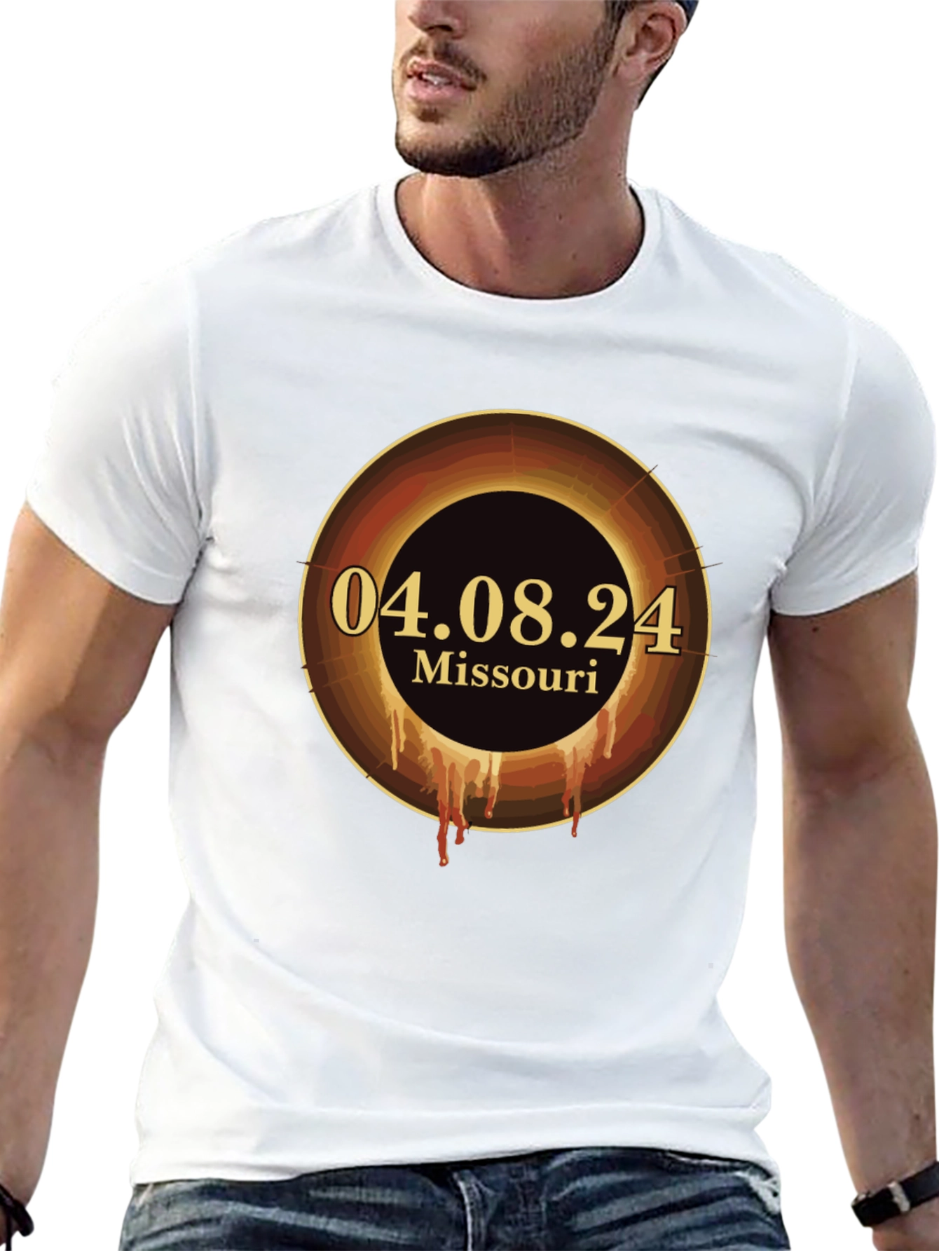 Missouri Eclipse 2024 T-Shirt - Commemorative Apparel
